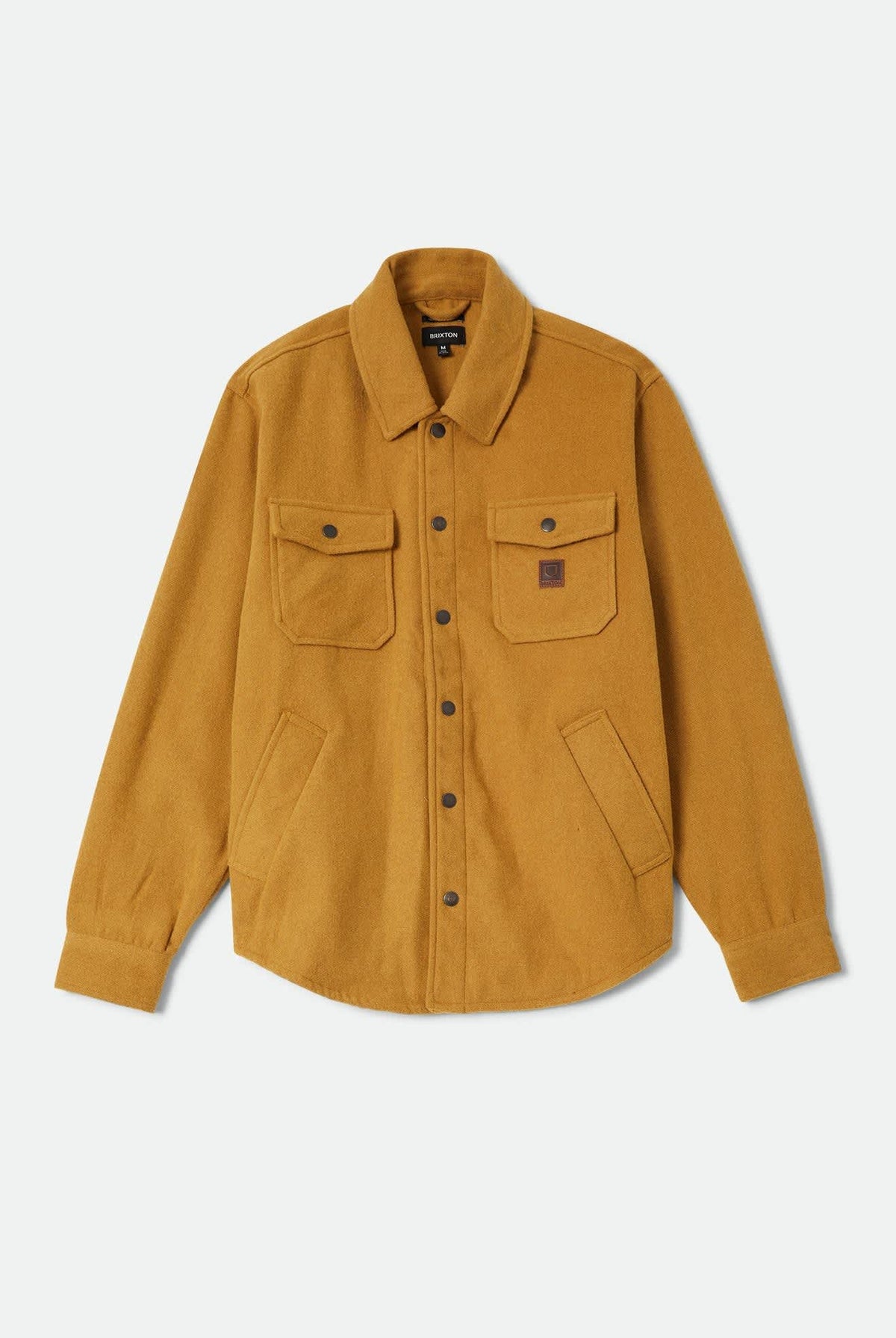 Men's Textured Durham Jacket in the color Dusted Ochre - Front Product Laydown Image