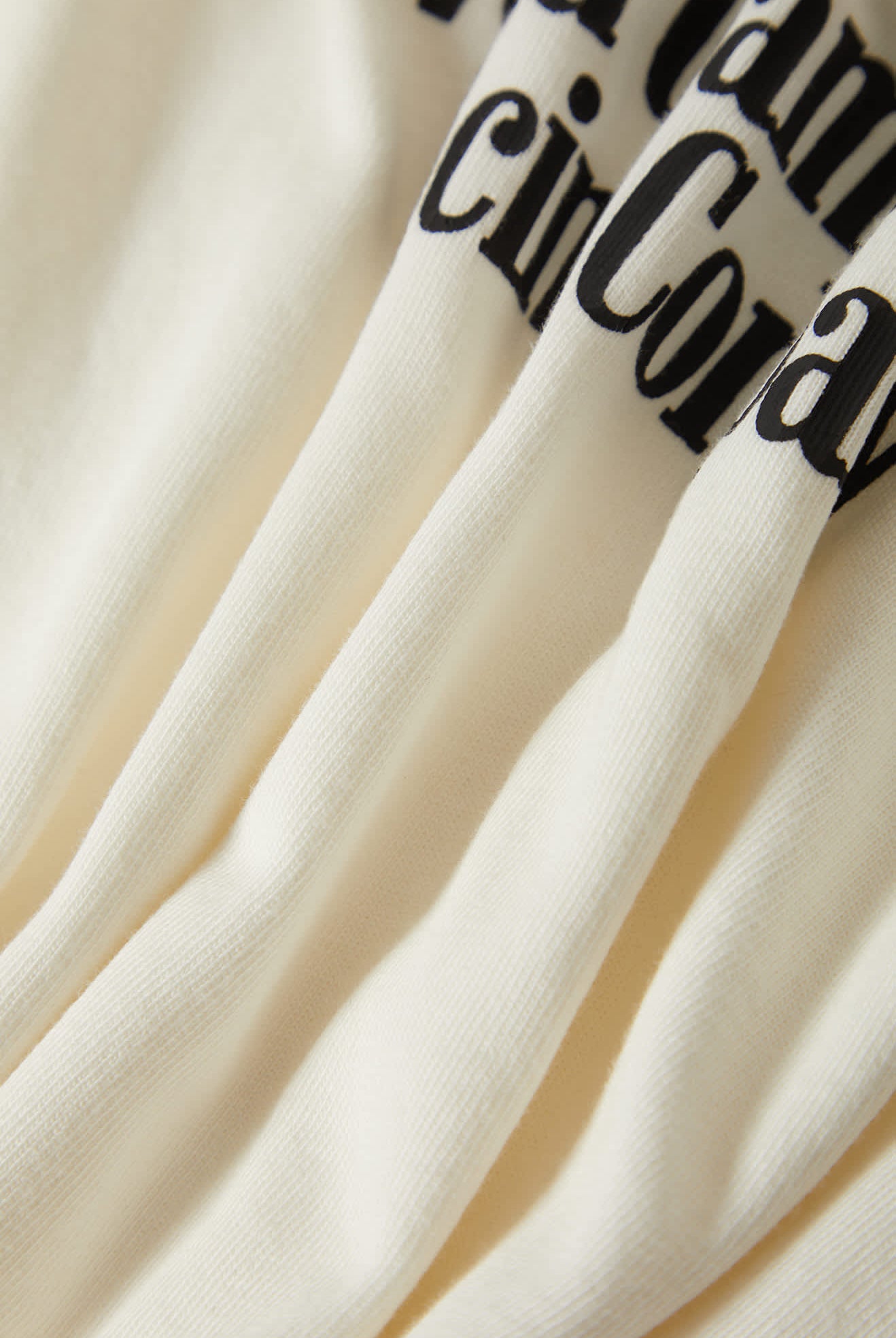 Women's World Champion Oversized Boyfriend T-Shirt in the color Off White - Additional Laydown image