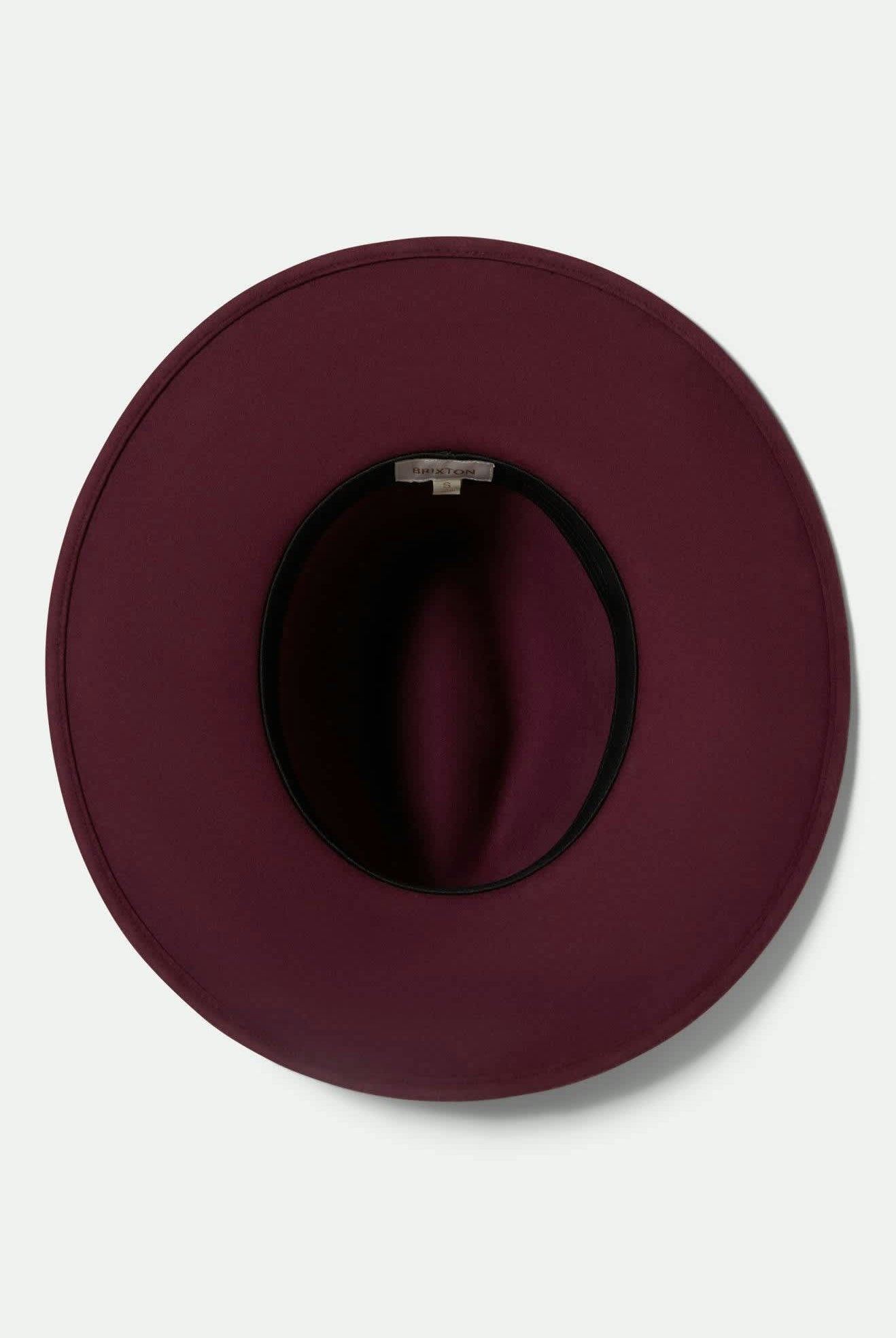 Women's Layton Comfort Fedora in the color Port/Port - Additional Laydown image