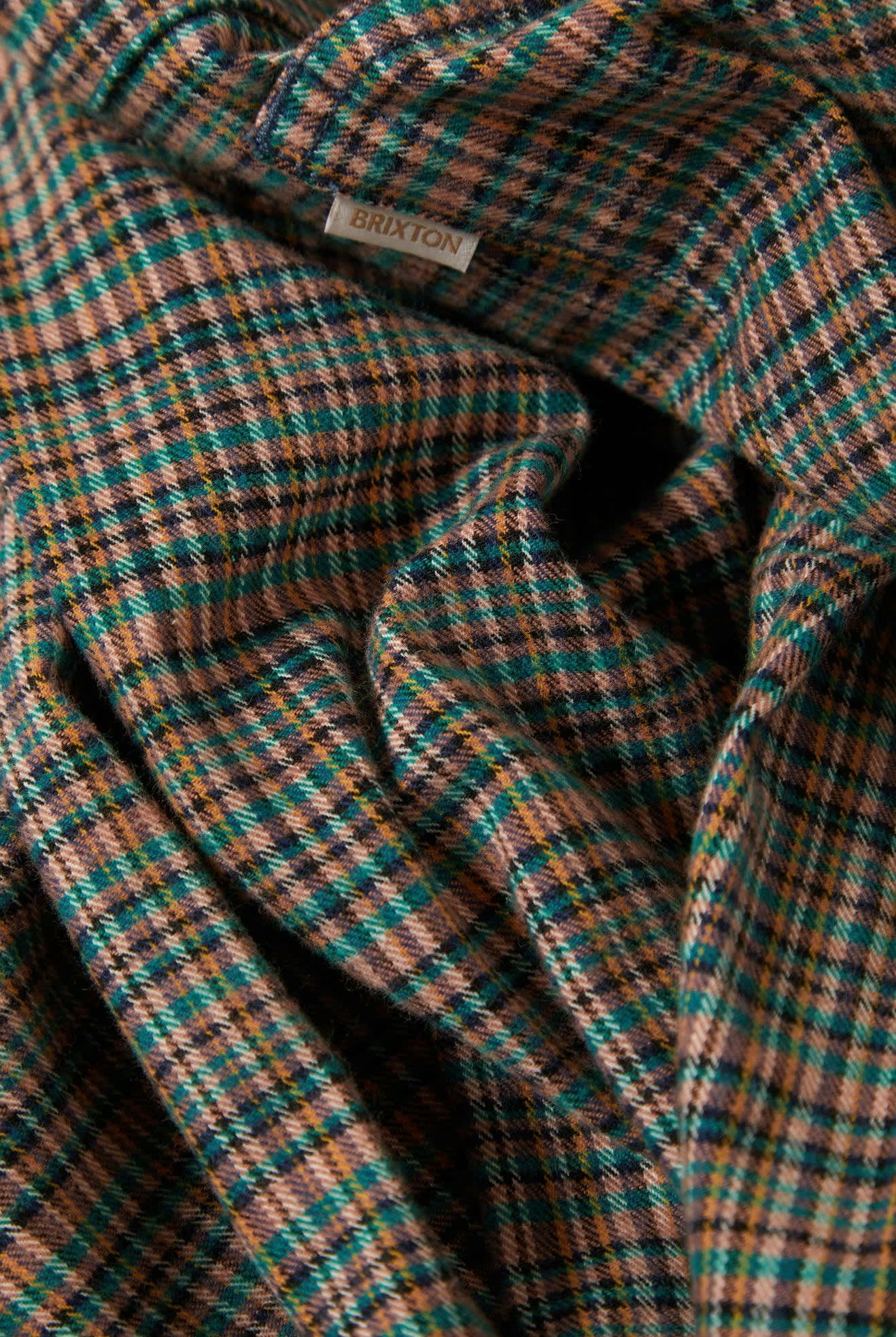 Women's Margo Cropped 5-Pocket Pant in the color Multi Stripe/Plaid - Additional Laydown image