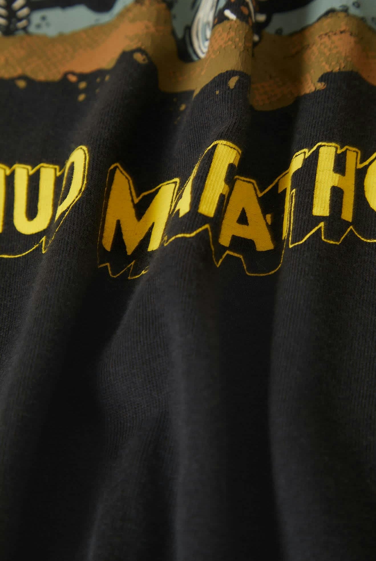 Men's Ford Mud Marathon L/S Standard T-Shirt in the color Burnt Rubber - Additional Laydown image