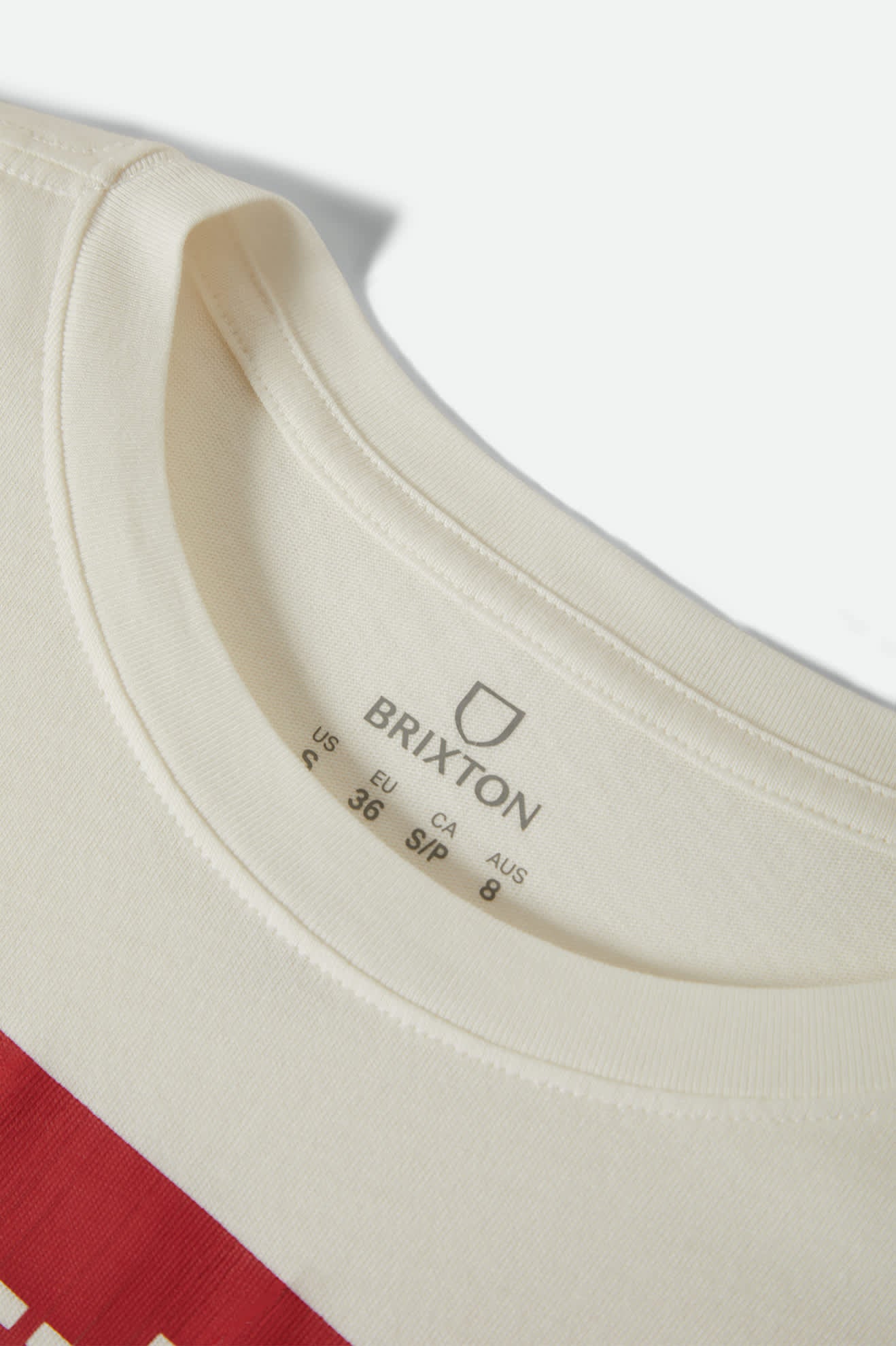 Women's World Champion Oversized Boyfriend T-Shirt in the color Off White - Additional Laydown image