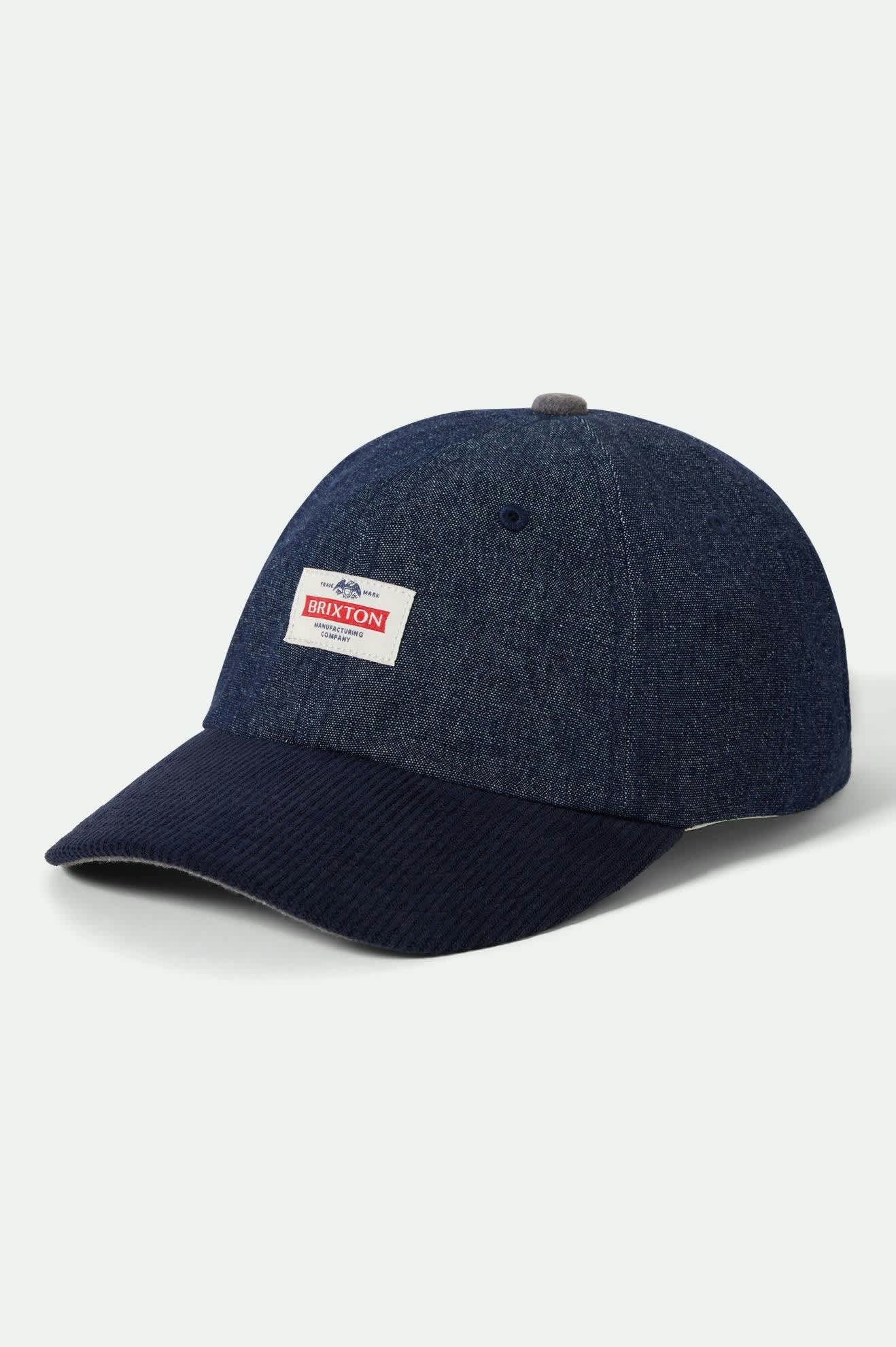 Unisex Altered Threads Adjustable Hat in the color Medium Wash Denim - Front Product View