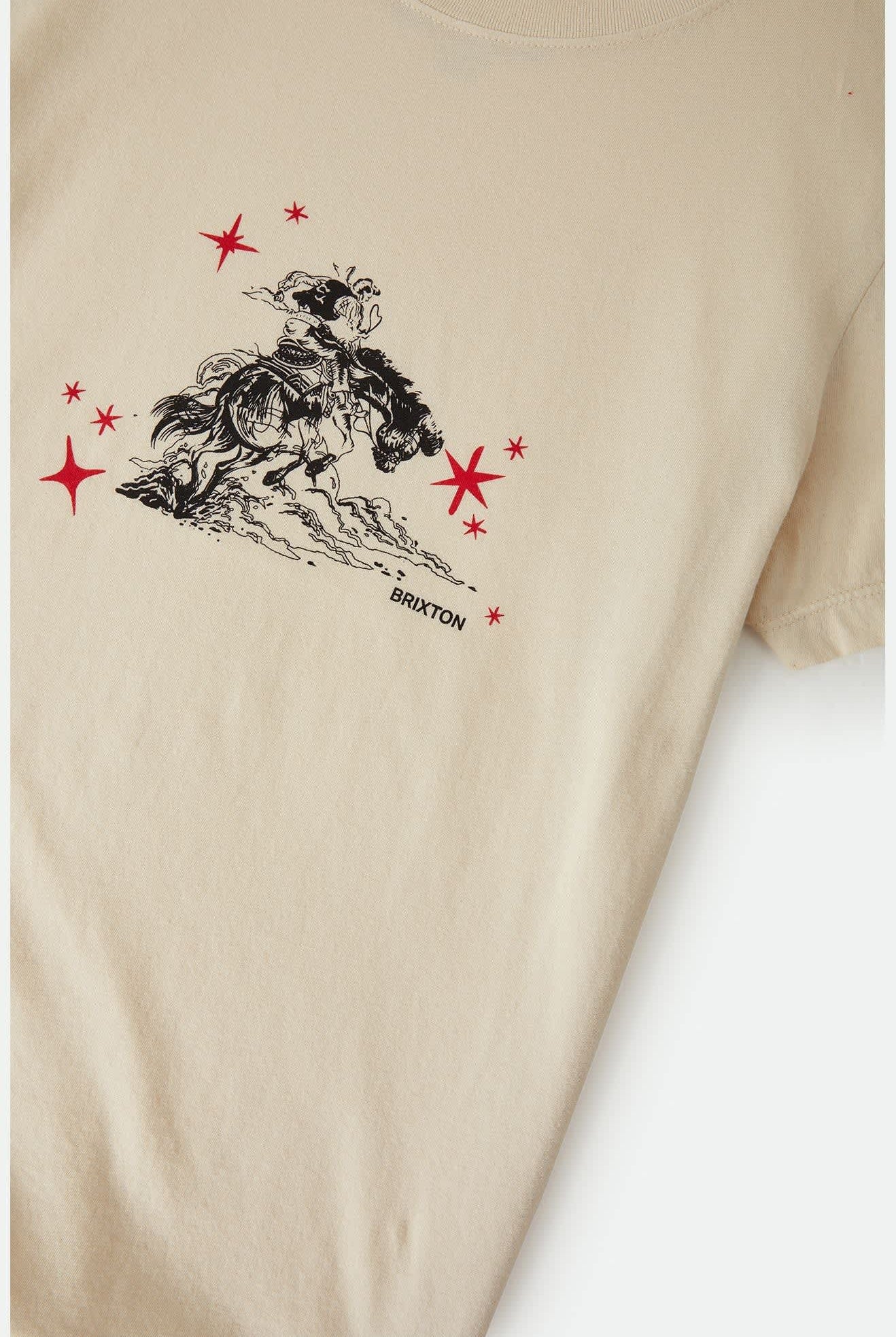 Women's Mid Century Ranch Slim Crew T-Shirt in the color Whitecap - Additional Laydown image