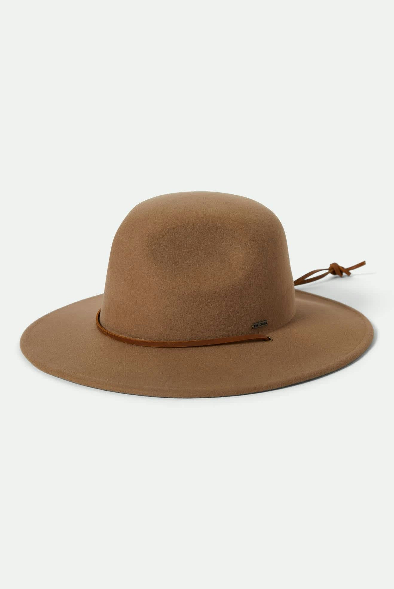 Unisex Cedar Packable WTHR GUARD™ Fedora in the color Khaki - Front Product View