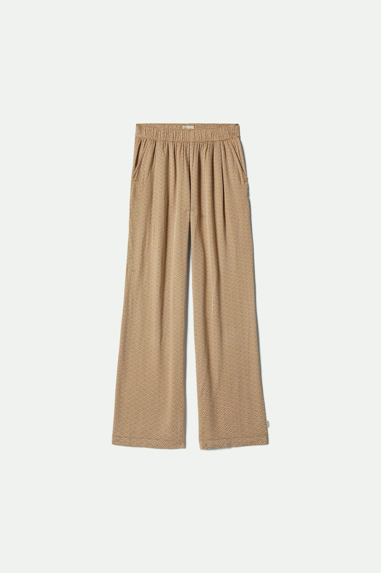 Women's Hudson Lounge Pant in the color Washed Copper/Whitecap - Front Product View