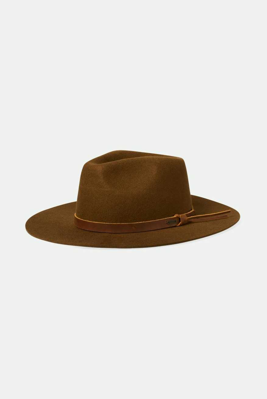 Brixton Unisex Hawkins WTHR GUARD™ Cowboy Hat - Coffee | Main