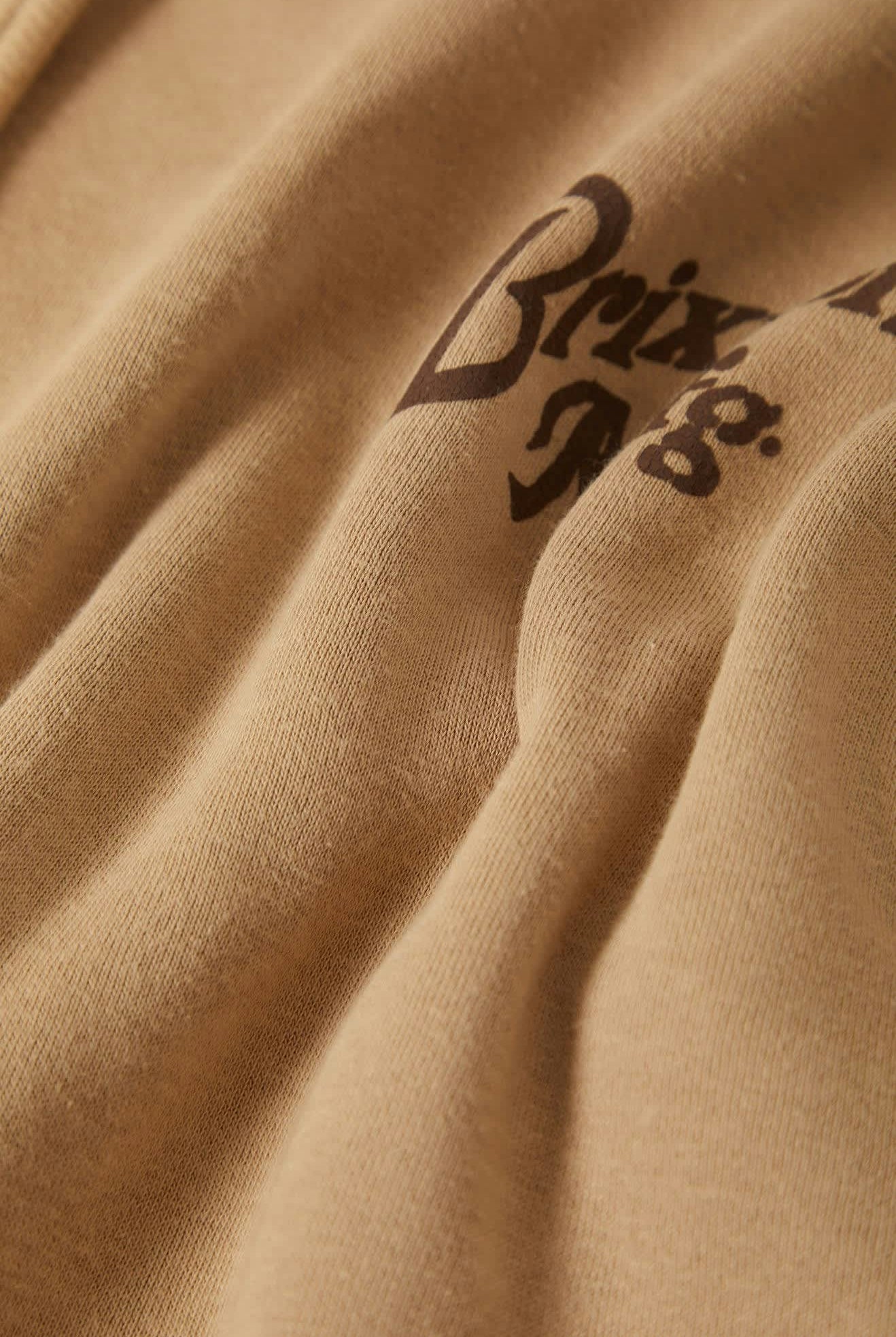 Men's Rothwell Hoodie in the color Sand - Additional Laydown image