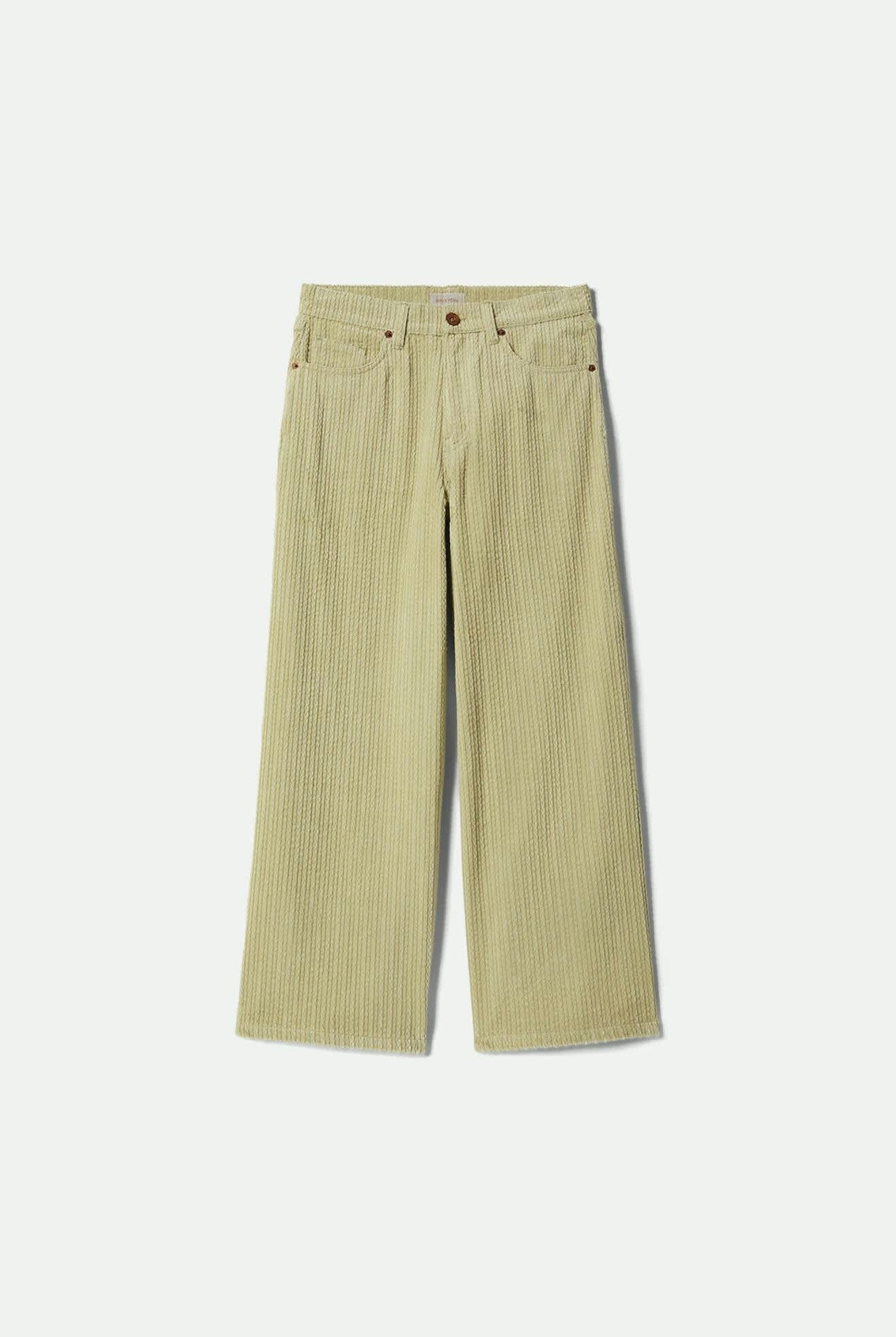 Women's Margo Cropped 5-Pocket Pant in the color Elm - Front Product View