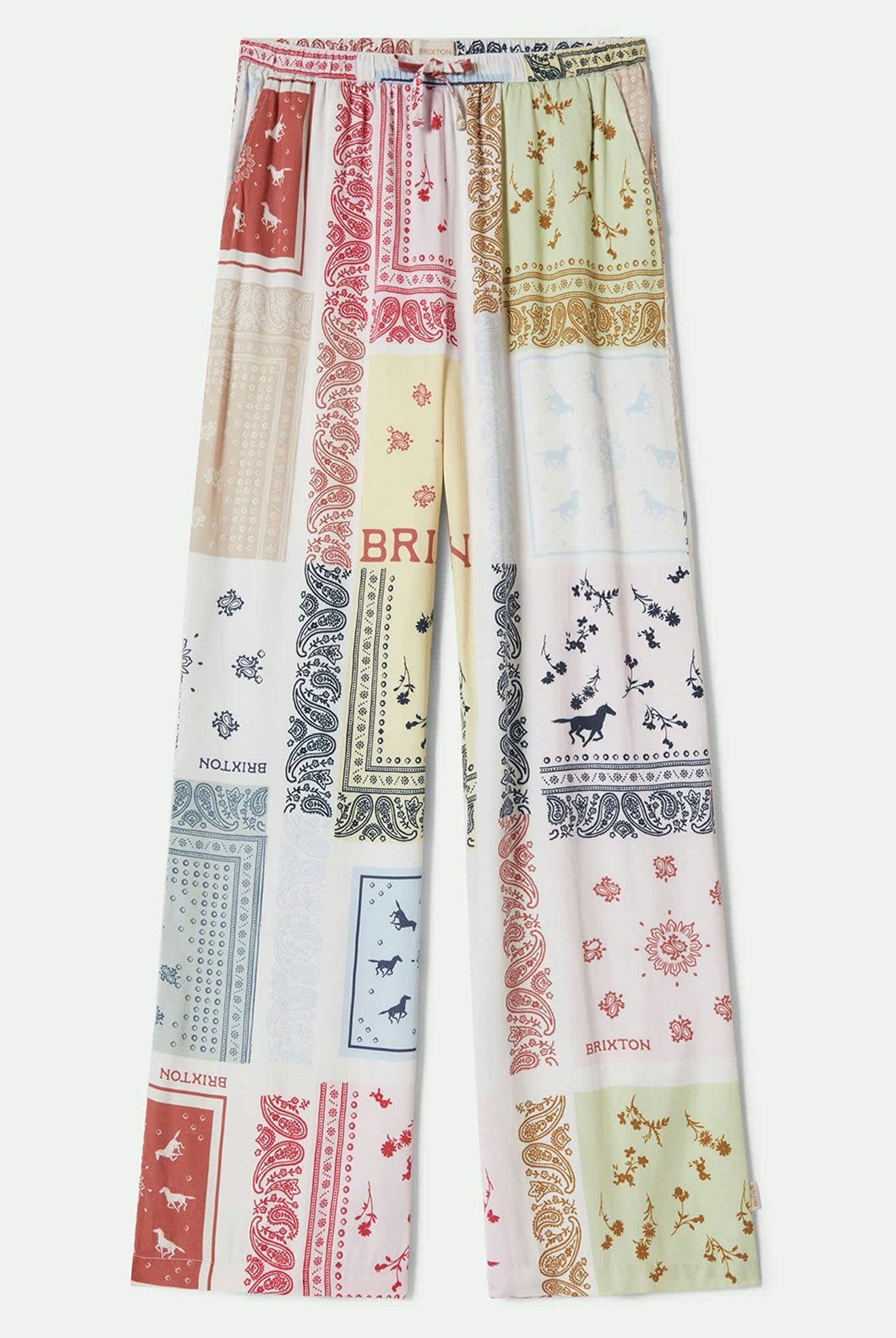 Women's Silky Hudson Lounge Pant in the color Multi Color Bandana - Front Product View