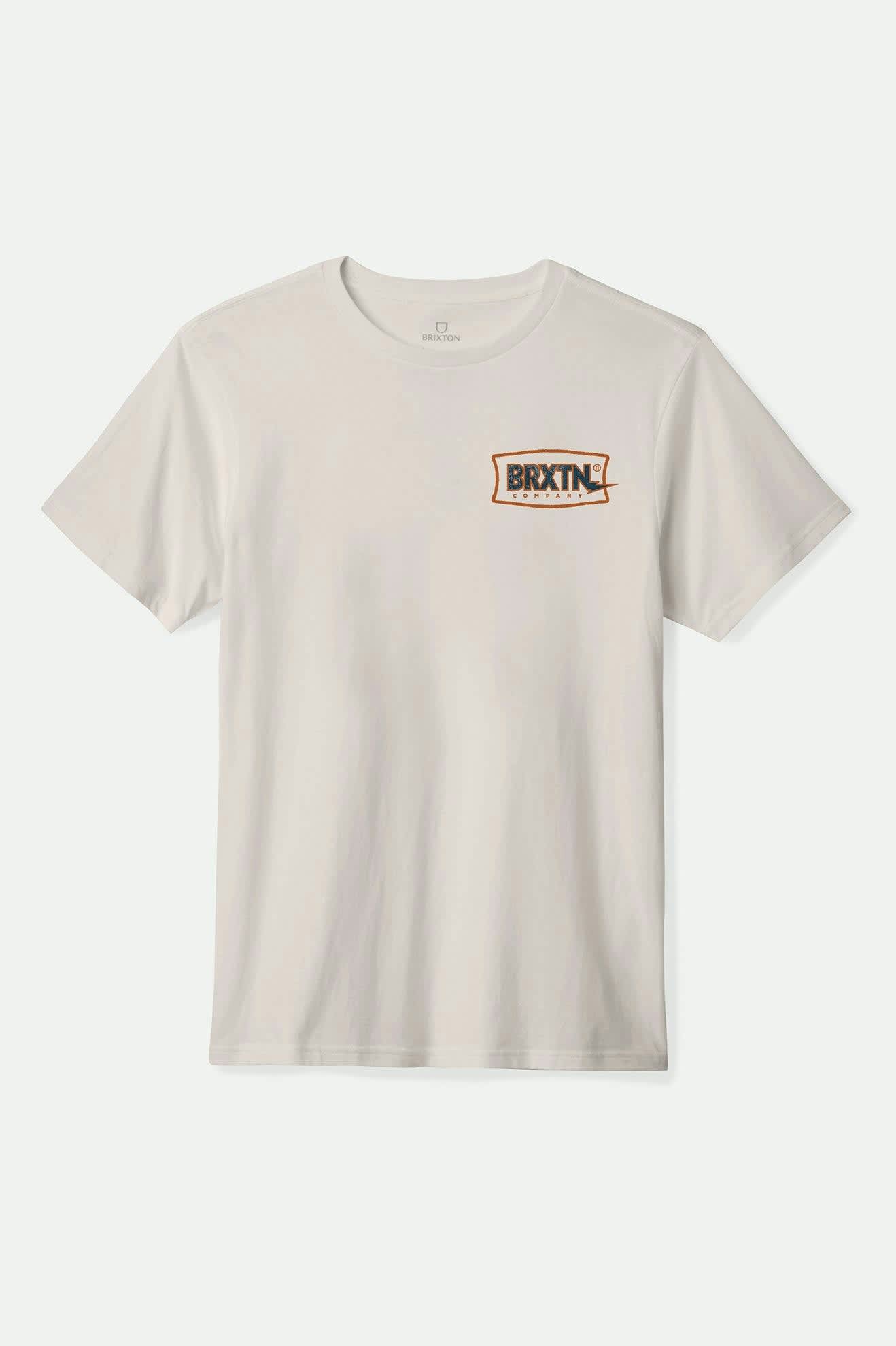 Men's Lightning S/S Standard T-Shirt in the color Cream - Front Product View