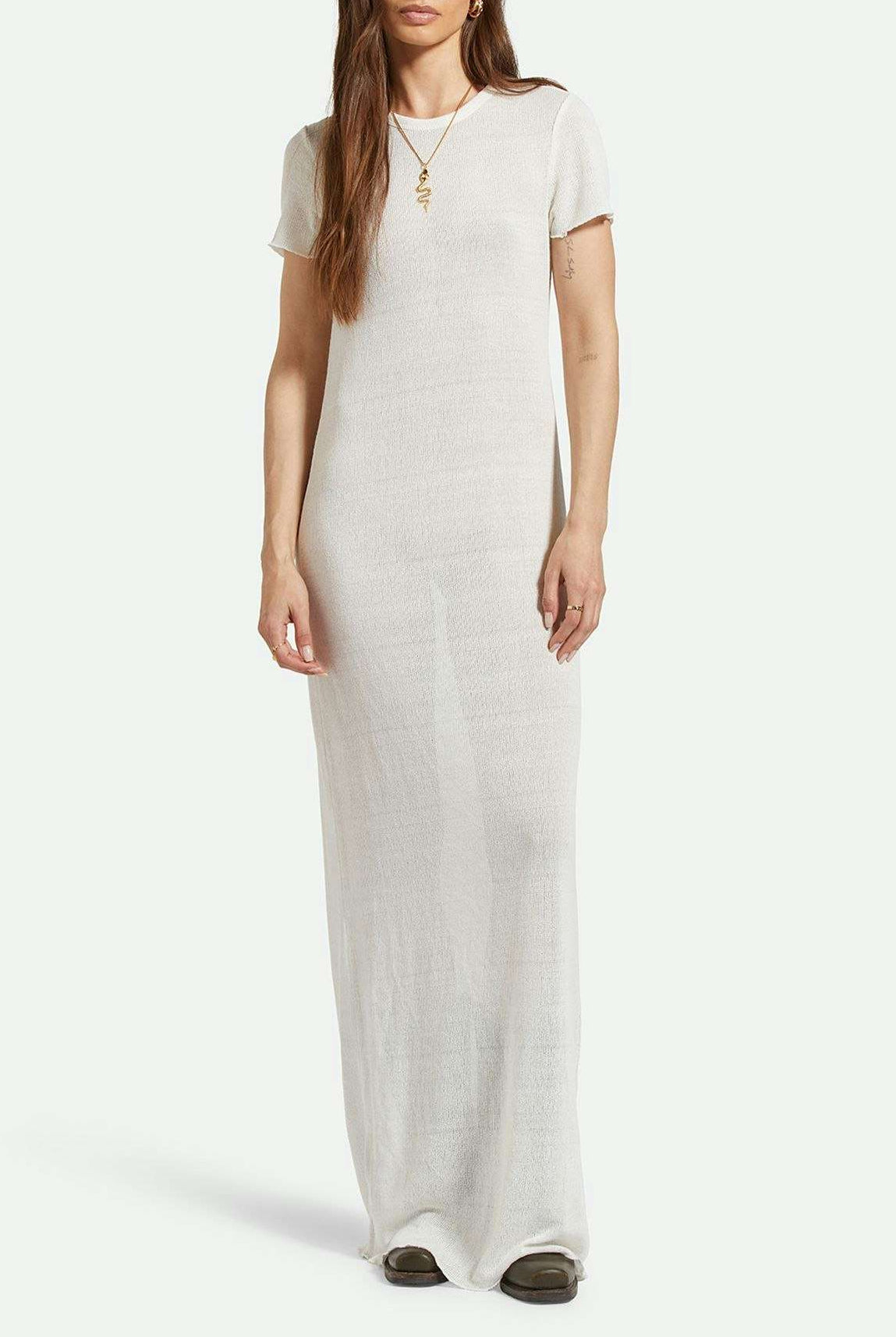 Women's Front Fit | Sheer Knit Dress - Off White