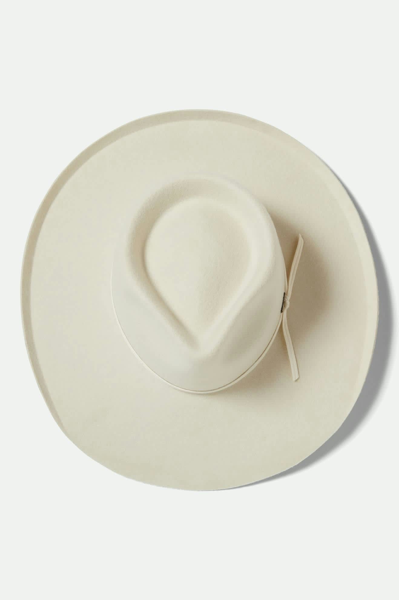Women's Marlow Rancher Hat in the color Off White - Additional Laydown image