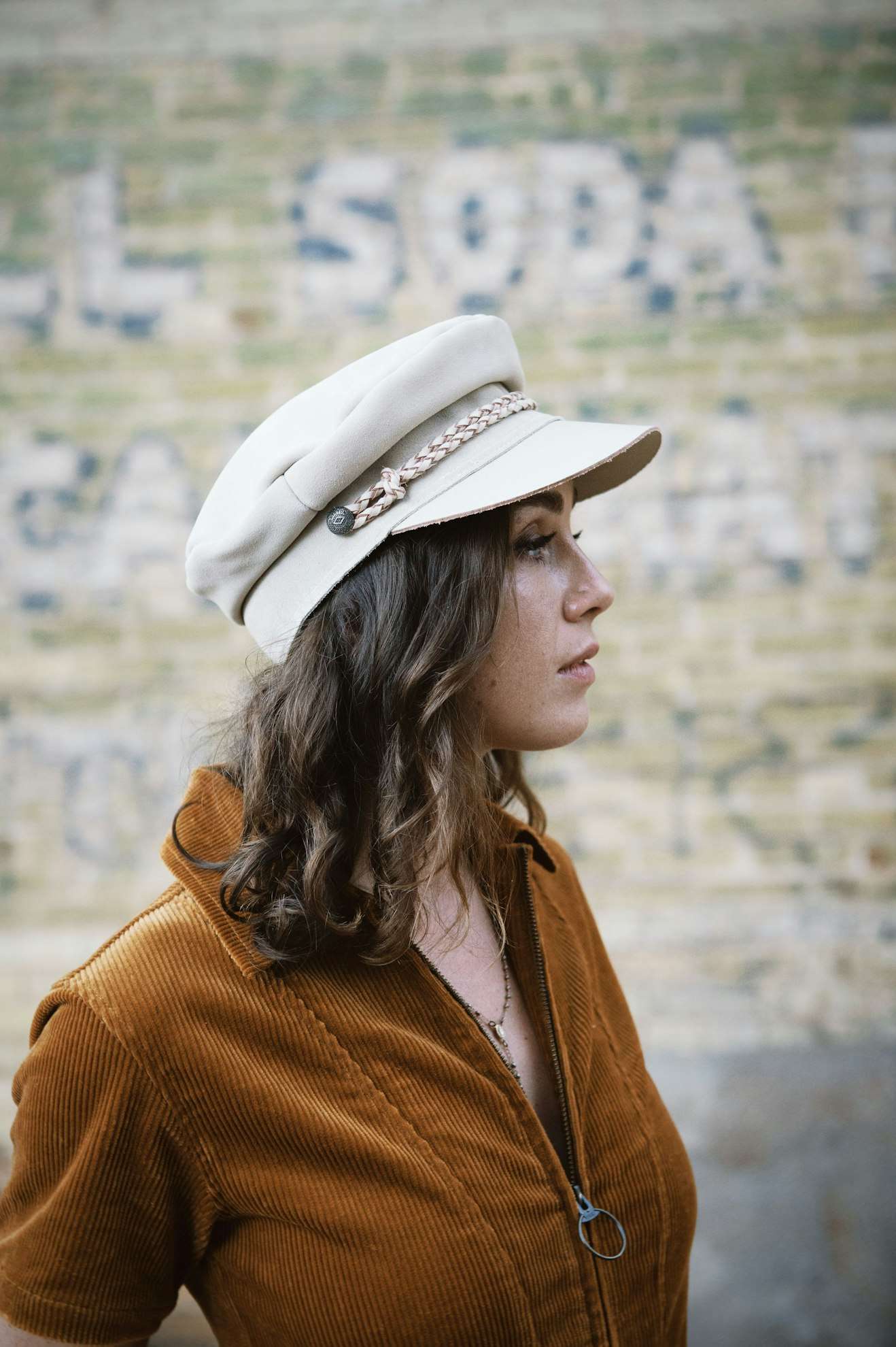 Brixton Unisex Kayla Reserve Cap - Cream/Cream | Lifestyle 2