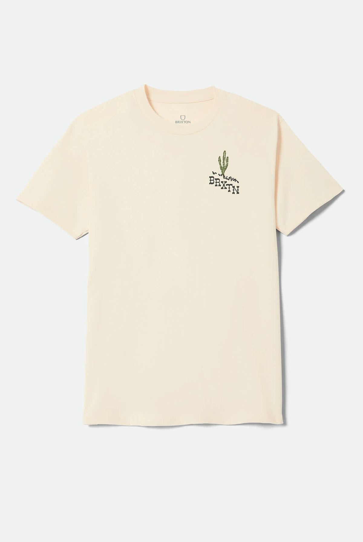 Men's Keslo Standard T-Shirt in the color Cream - Front Product Laydown Image