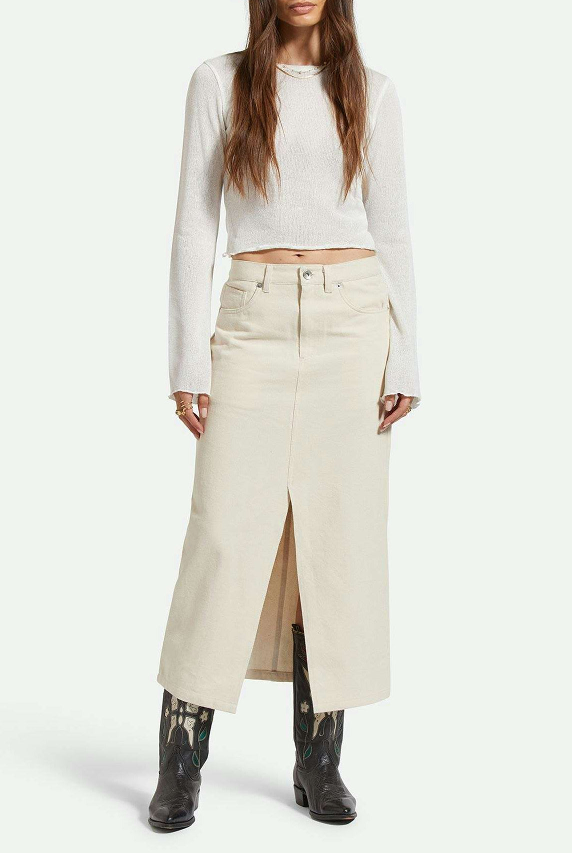 Women's Lifestyle 1 | Ryder Pencil Skirt - Whitecap