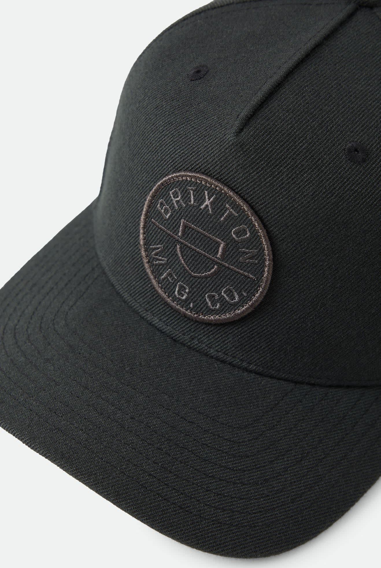 Unisex Crest Snapback in the color Black/Black - Additional Laydown image