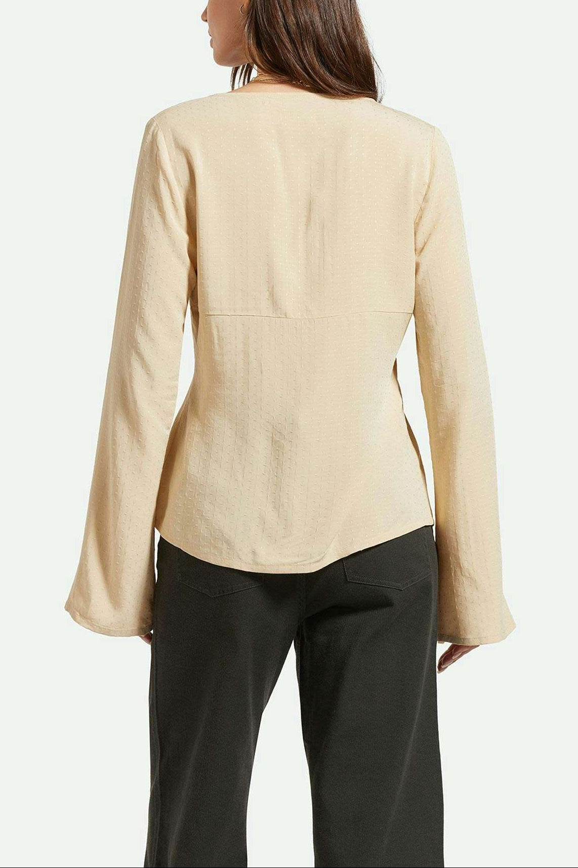 Back Fit Image | Vintage Blouse - Vintage White