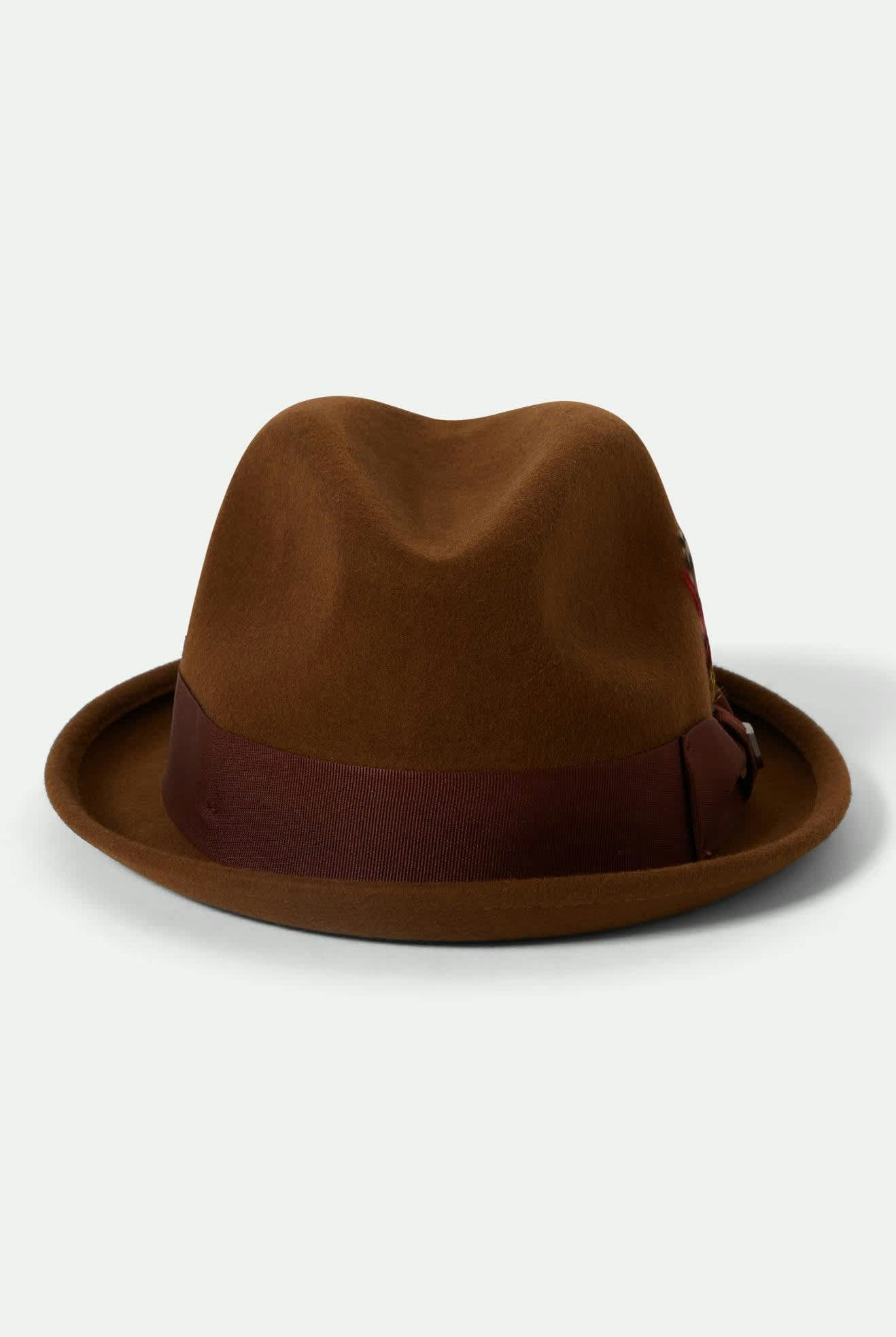 Unisex Gain Fedora in the color Coffee/Chestnut - Additional Laydown image