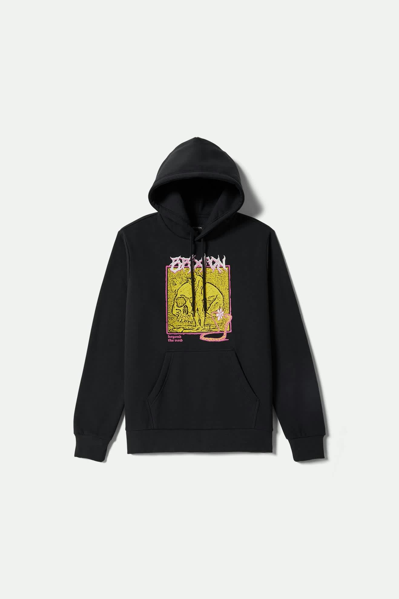 Men's Void Hoodie in the color Black - Front Product View
