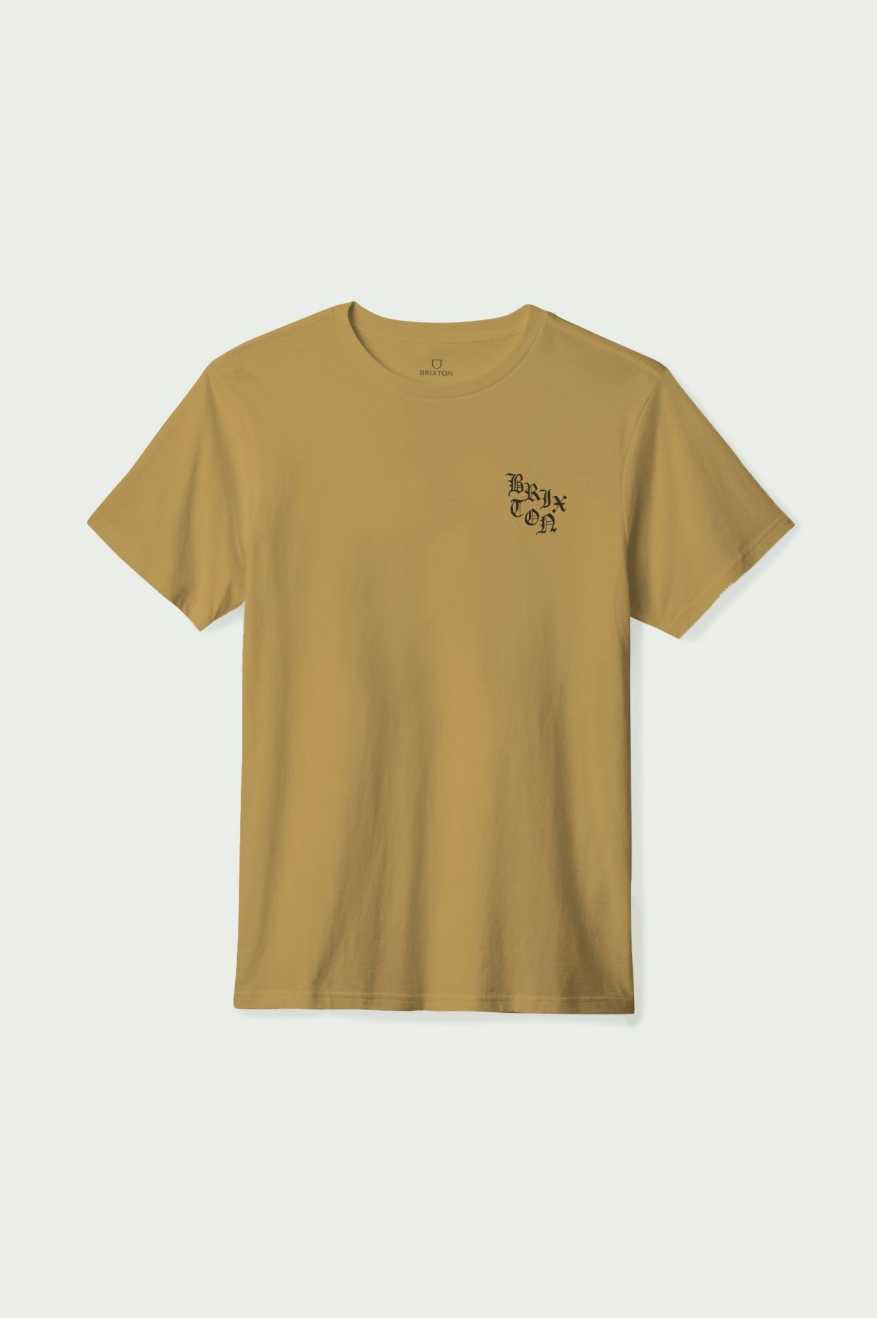 Brixton Men's Be Kind S/S Standard T-Shirt - Sunset | Profile