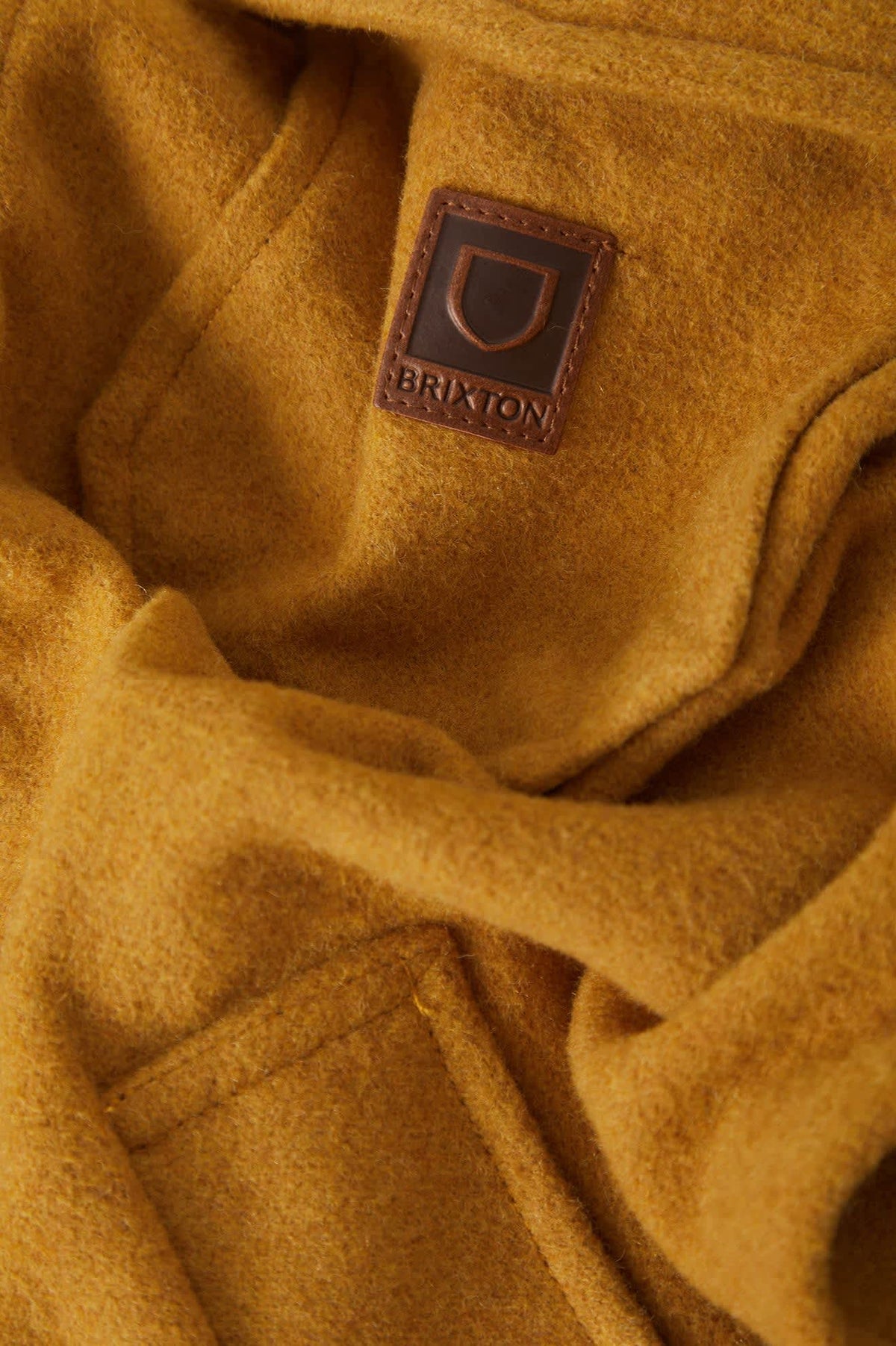 Men's Textured Durham Jacket in the color Dusted Ochre - Additional Laydown image