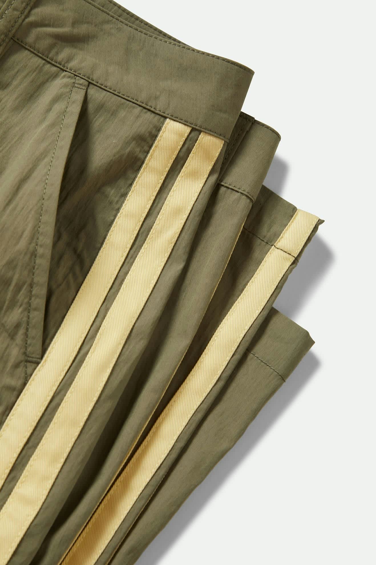 Women's The Jane Lightweight Wide Leg Pant in the color Olive Surplus - Additional Laydown image