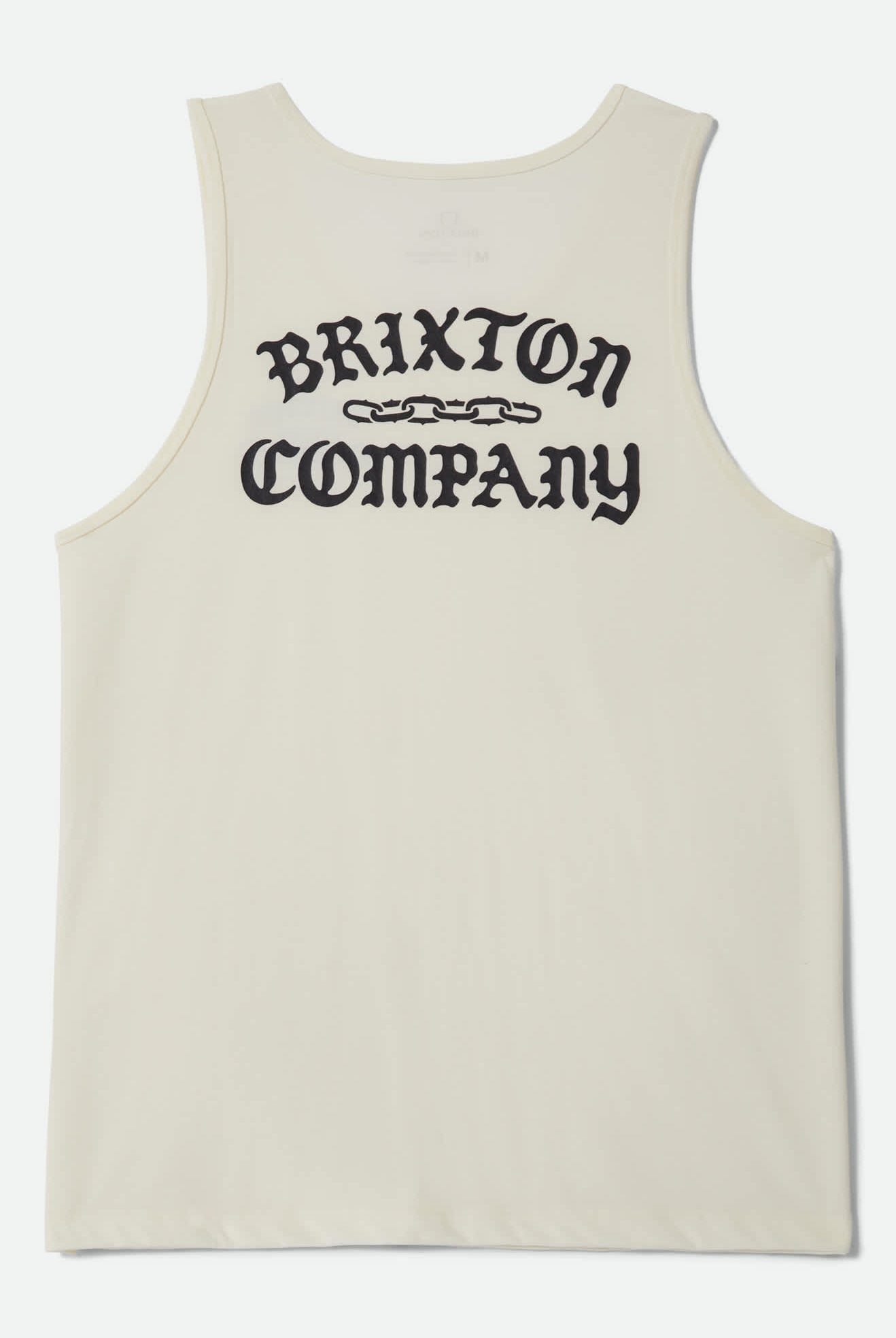 Men's Chains Tank Top in the color Off White - Additional Laydown image