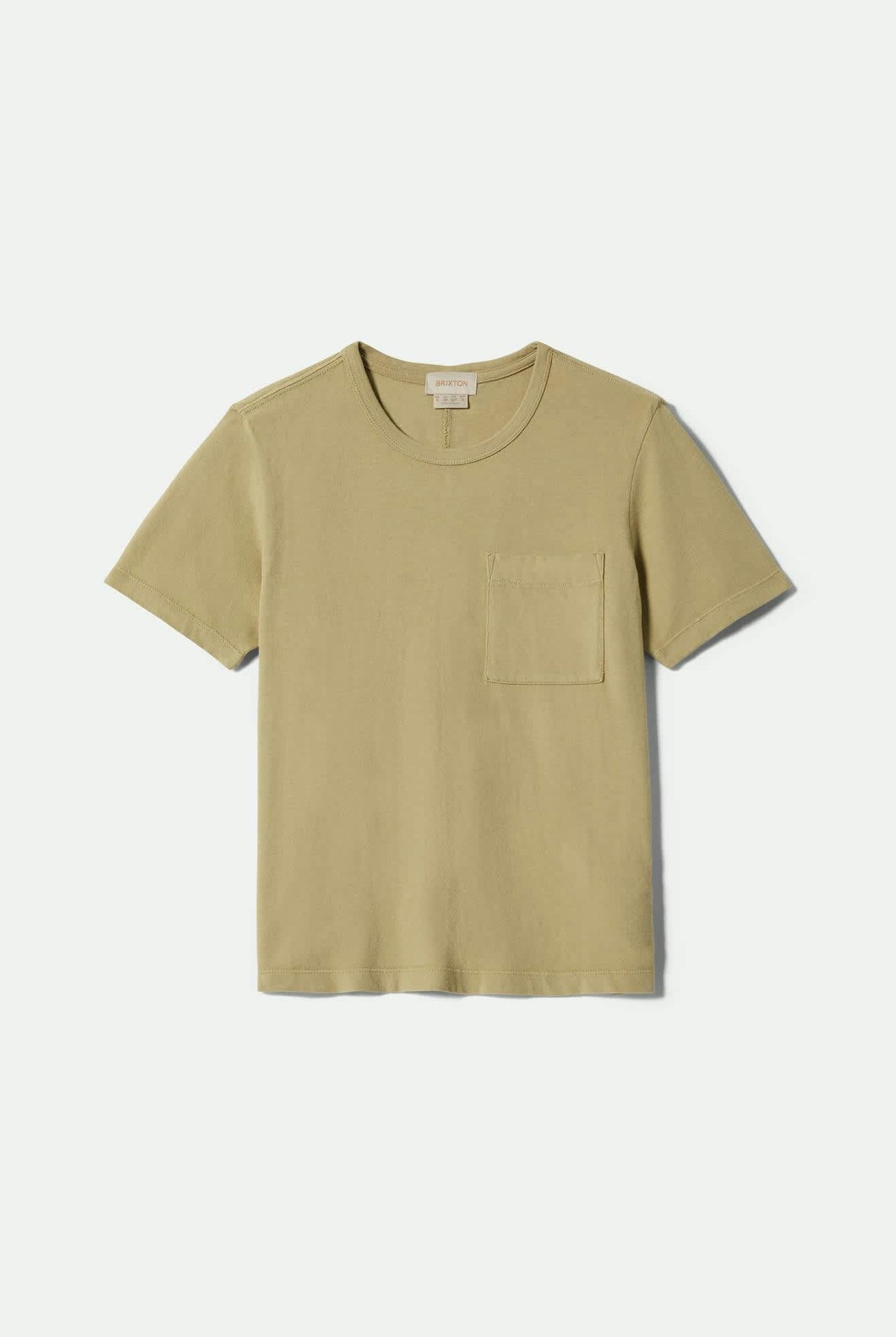 Women's Carefree Organic Garment Dye Perfect T-Shirt in the color Elm - Front Product View