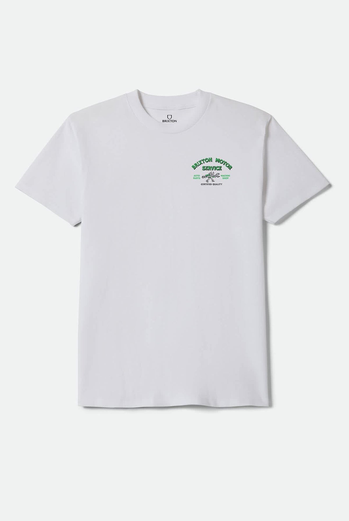 Men's Dyson Standard T-Shirt in the color White - Front Product Laydown Image