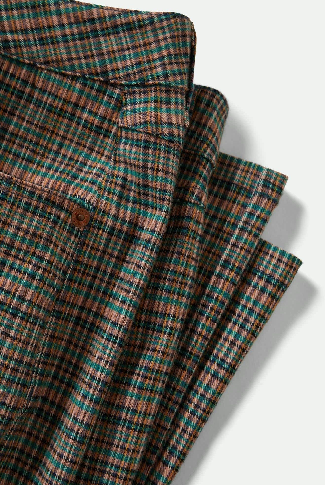 Women's Margo Cropped 5-Pocket Pant in the color Multi Stripe/Plaid - Additional Laydown image