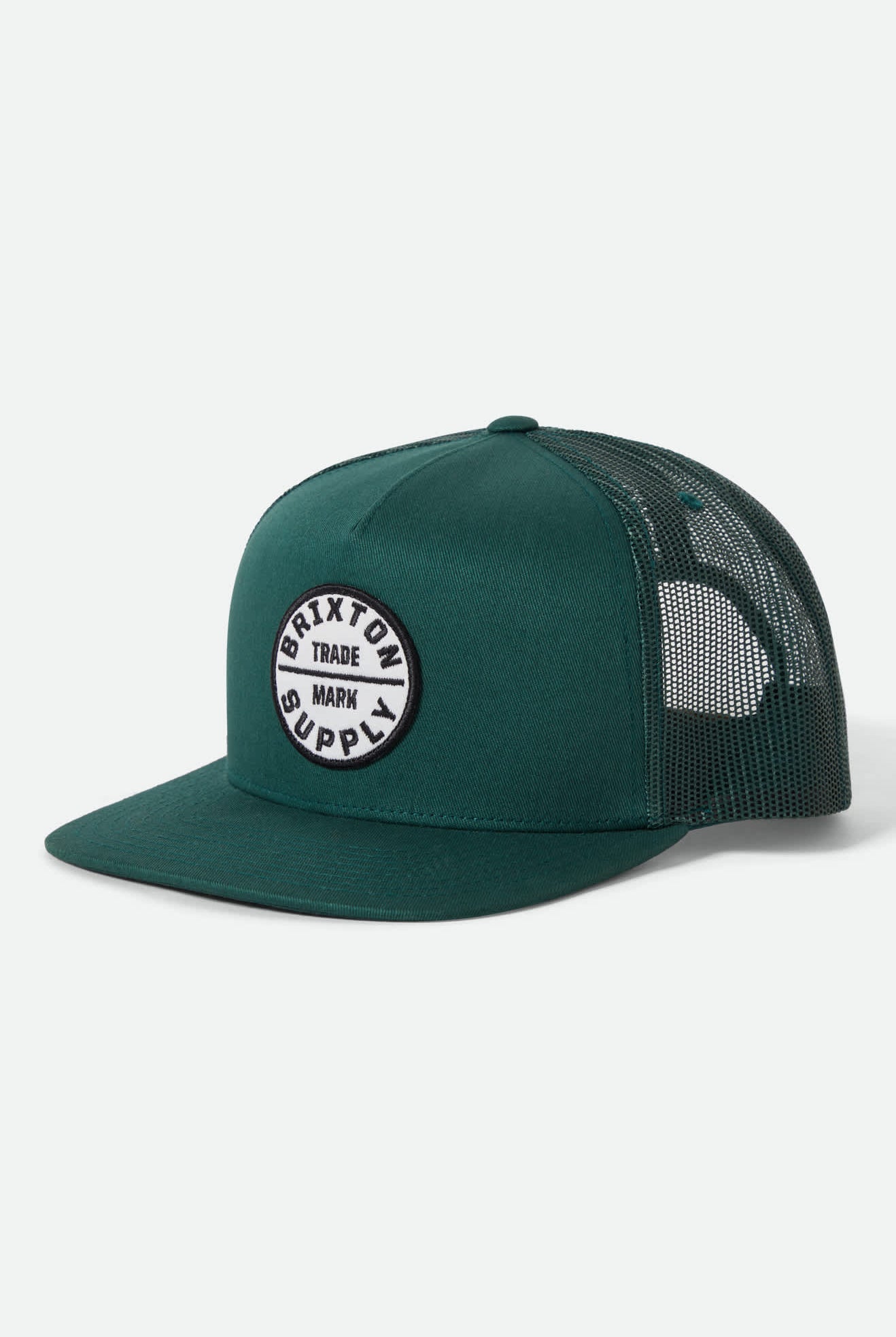 Unisex Oath Trucker Hat in the color Night Sage/Night Sage - Front Product View