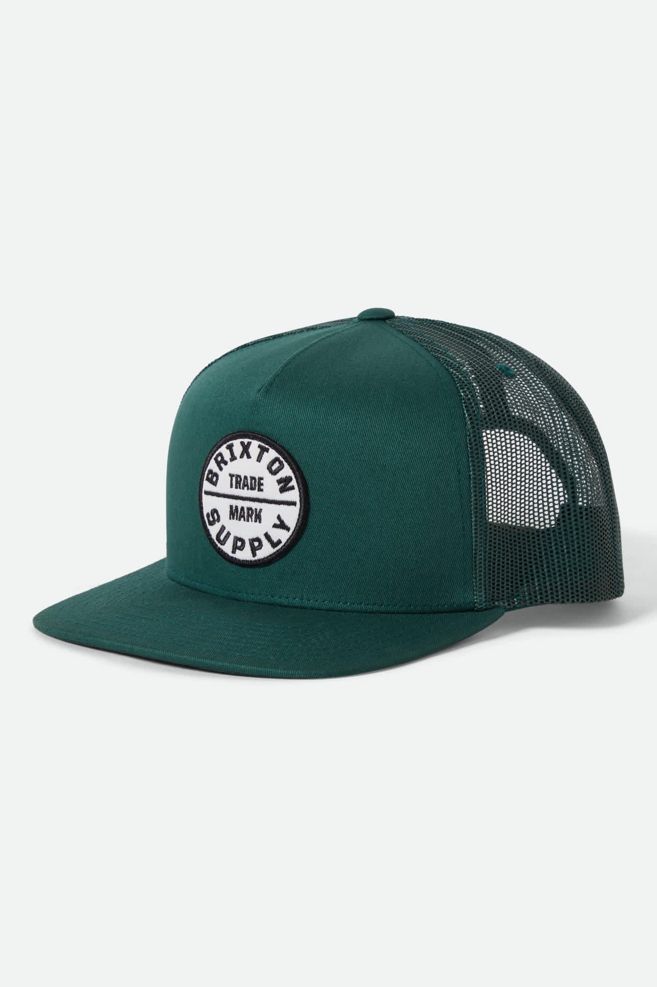 Unisex Oath Trucker Hat in the color Night Sage/Night Sage - Front Product View