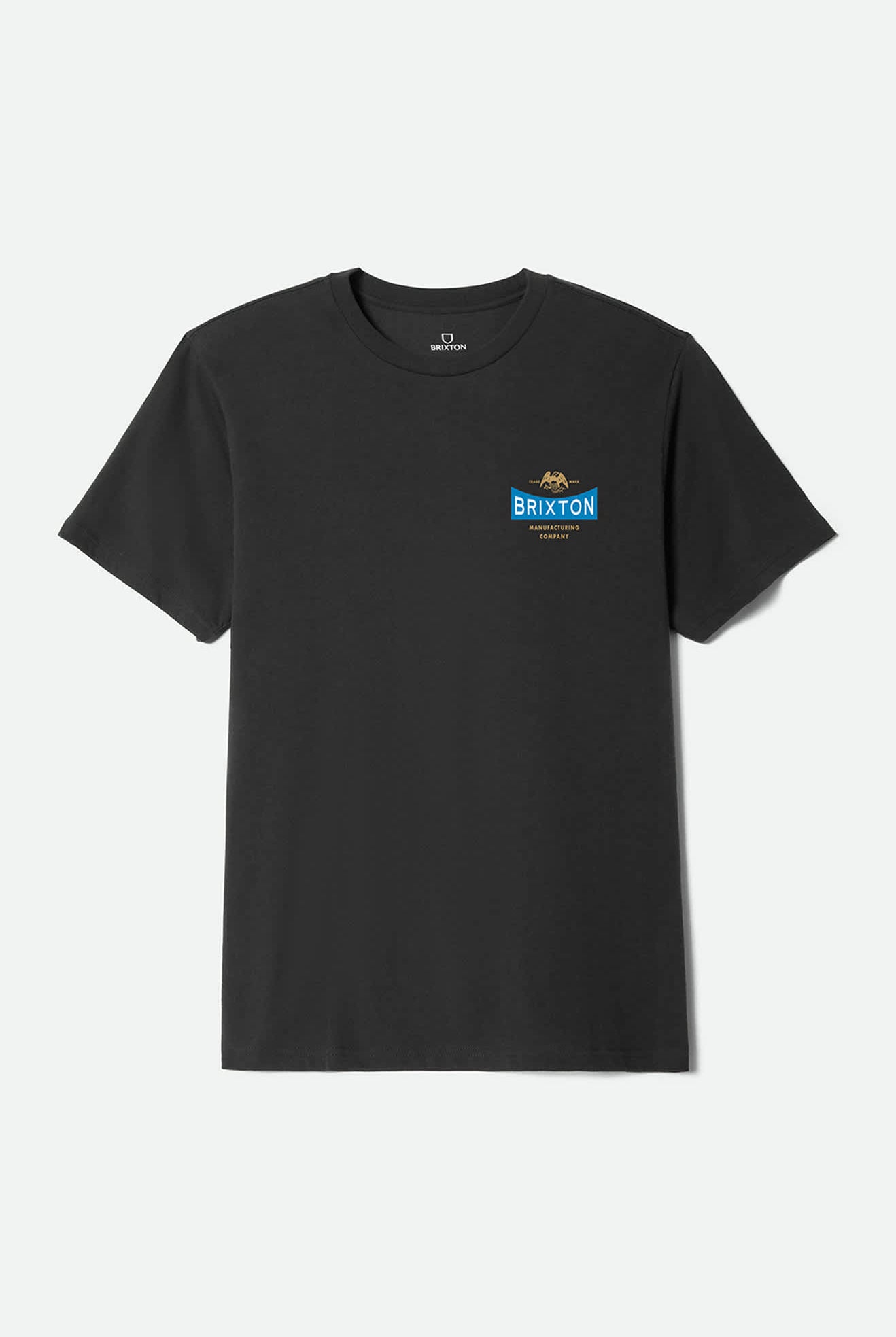 Men's Pinnacle Short Sleeve Standard T-Shirt in the color Vintage Black - Front Product Laydown Image