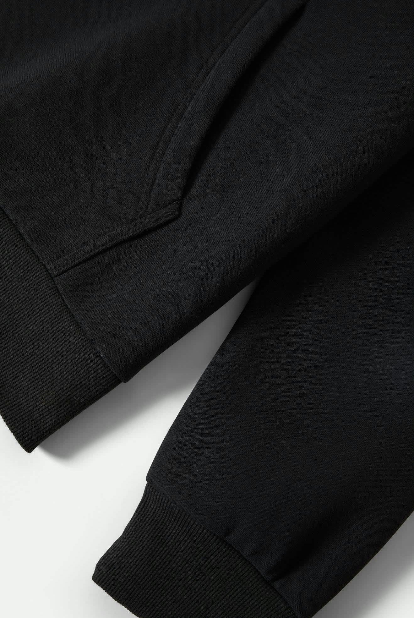 Men's Woodburn Hoodie in the color Black - Additional Laydown image