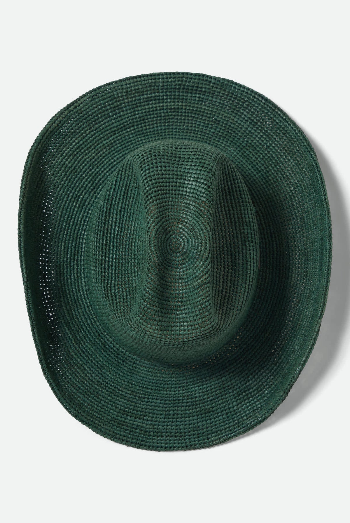 Women's Odessa Straw Packable Cowboy Hat in the color Primal Green - Additional Laydown image