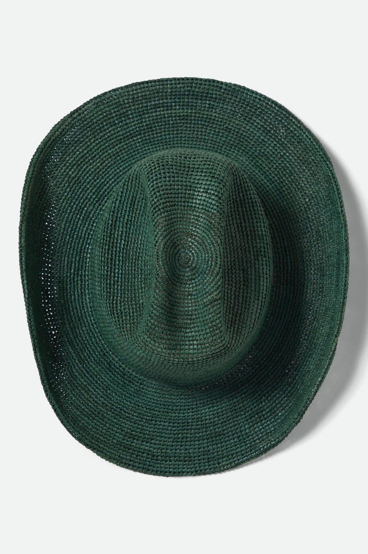 Women's Odessa Straw Packable Cowboy Hat in the color Primal Green - Additional Laydown image