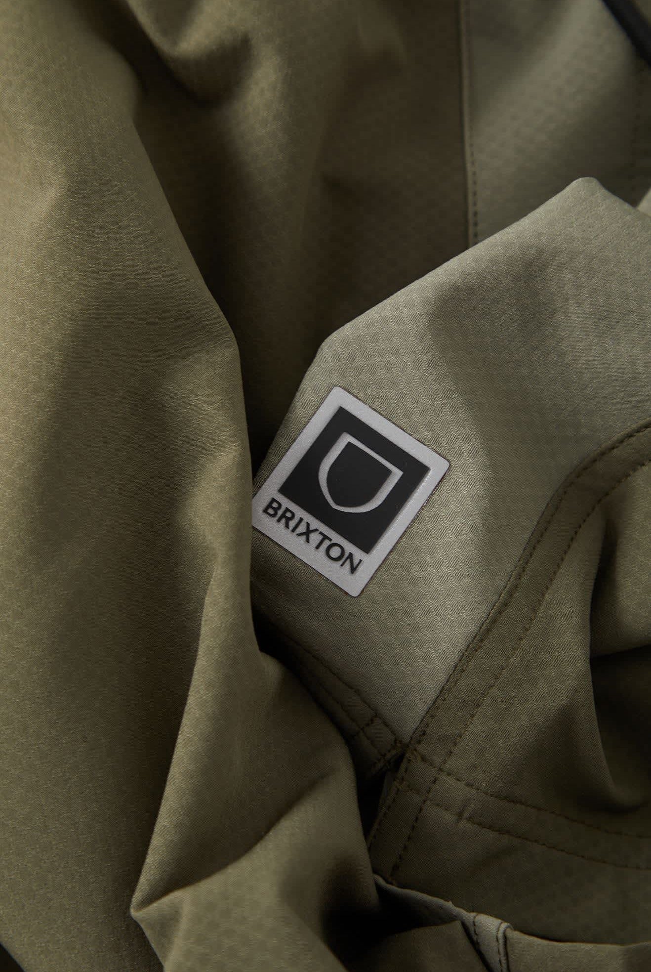 Men's Journey Active Short in the color Dark Olive/Olive Surplus - Additional Laydown image