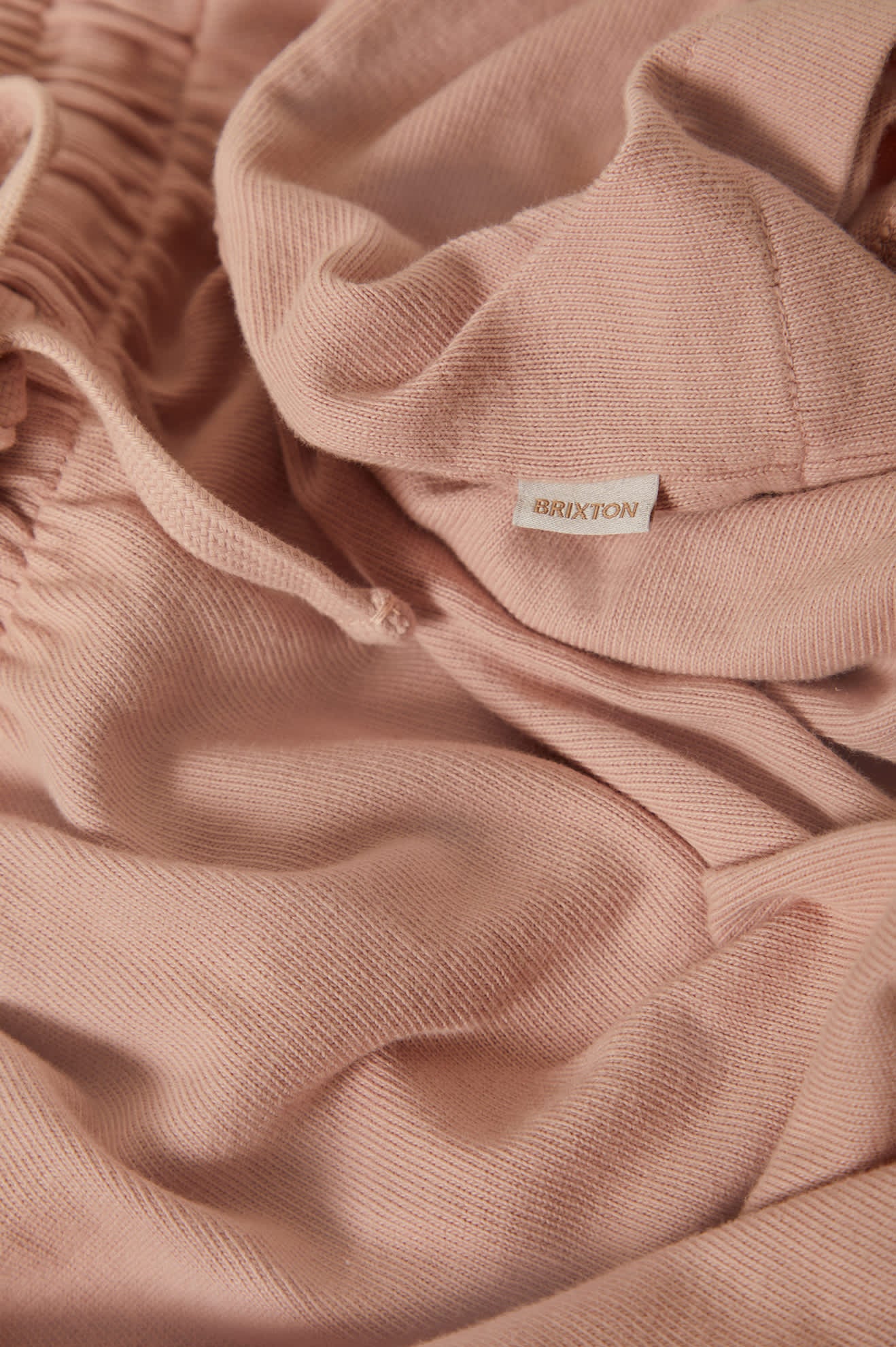 Women's Carefree Organic Garment Dye Lounge Short in the color Silver Pink - Additional Laydown image