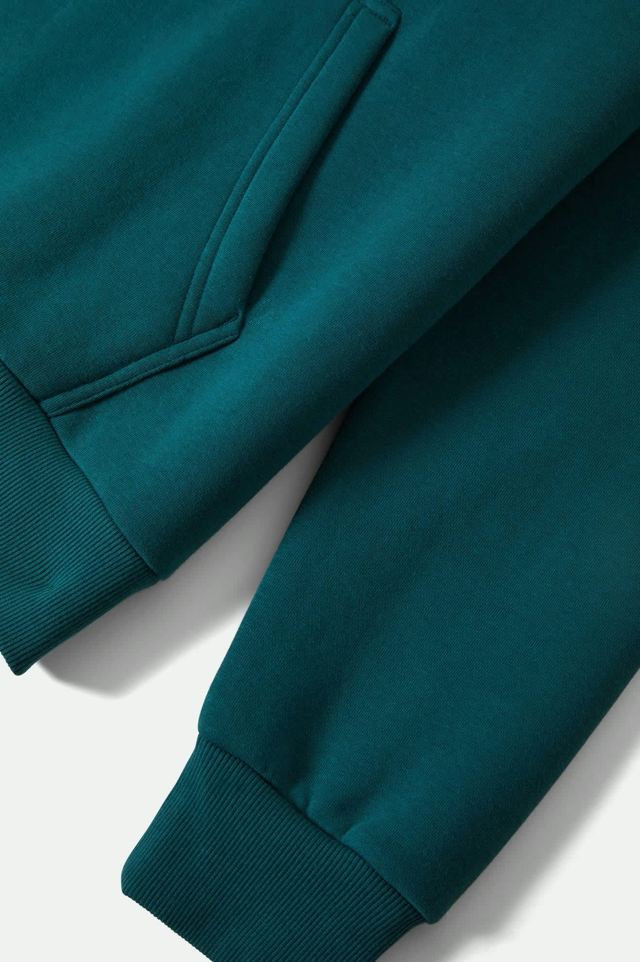 Men's Woodburn Hoodie in the color Night Sage - Additional Laydown image