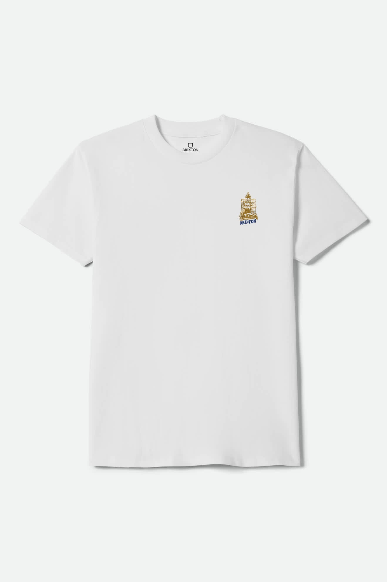 Men's Fantasy Short Sleeve Shirt in the color White - Front Product View