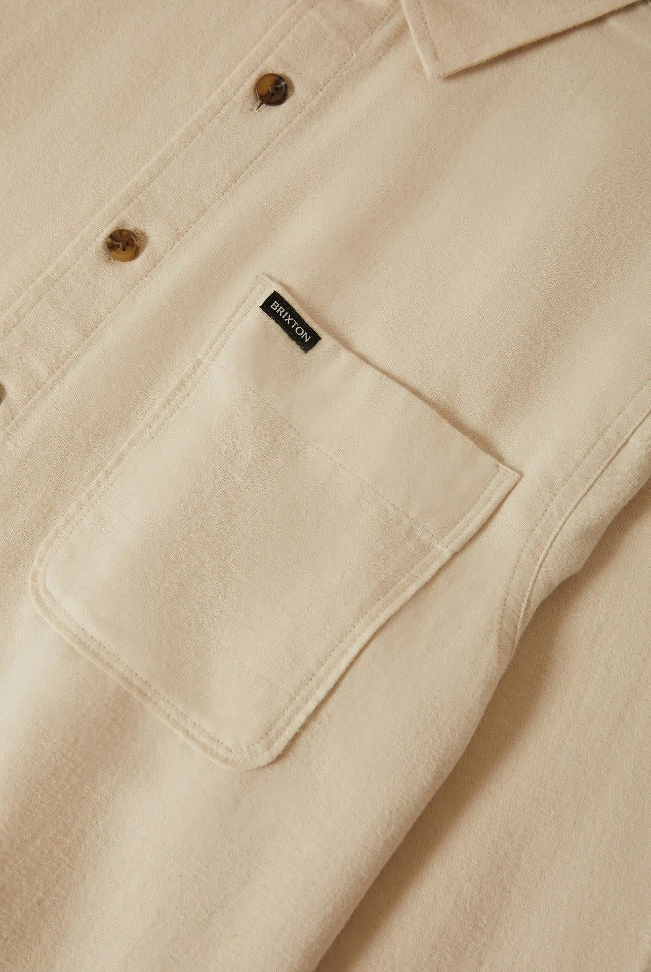 Men's Hasting Lightweight Ultra Soft Flannel in the color Whitecap - Additional Laydown image