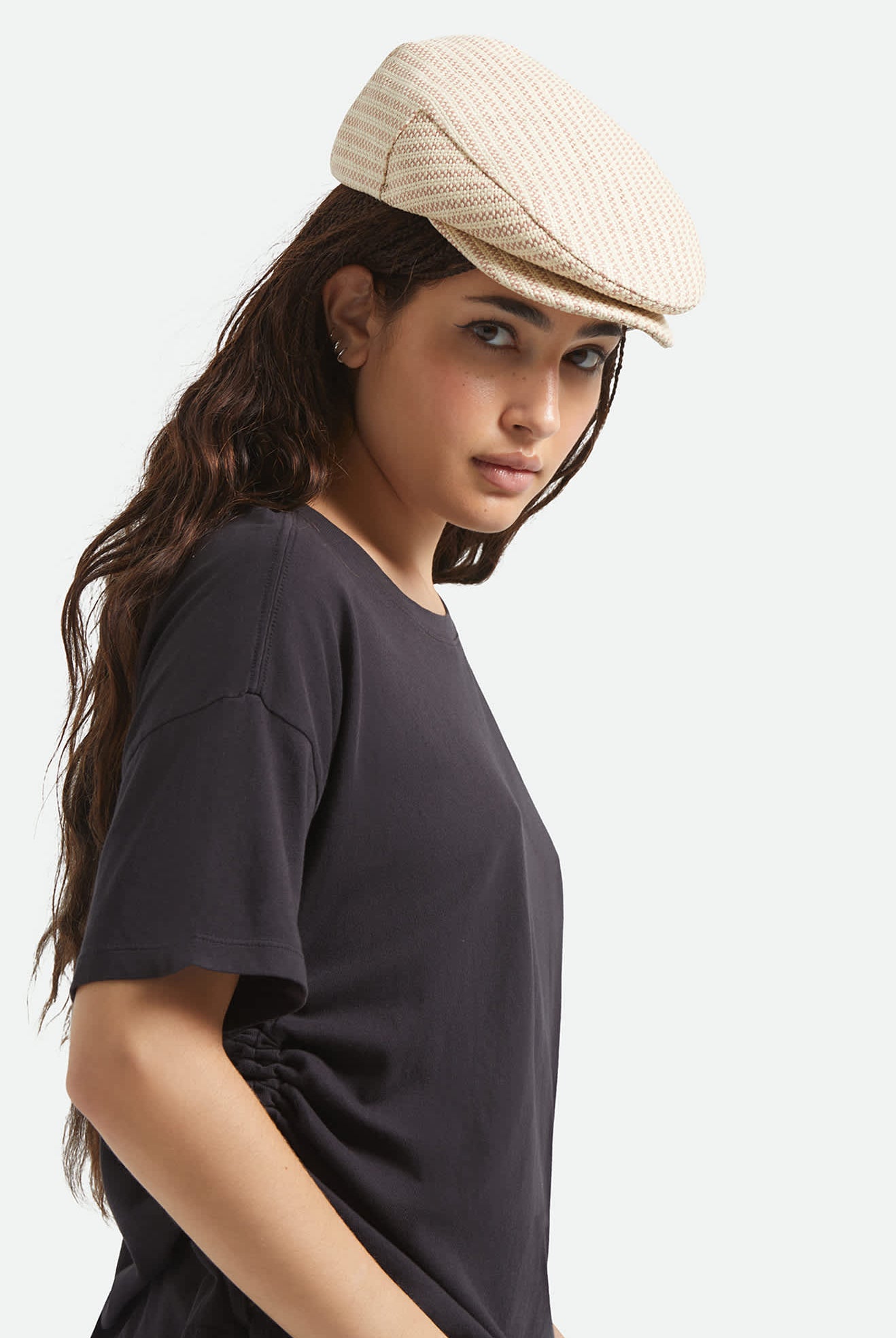Unisex Hooligan Flat Cap in the color Celadon Green/Royal Plaid - Additional Fit image