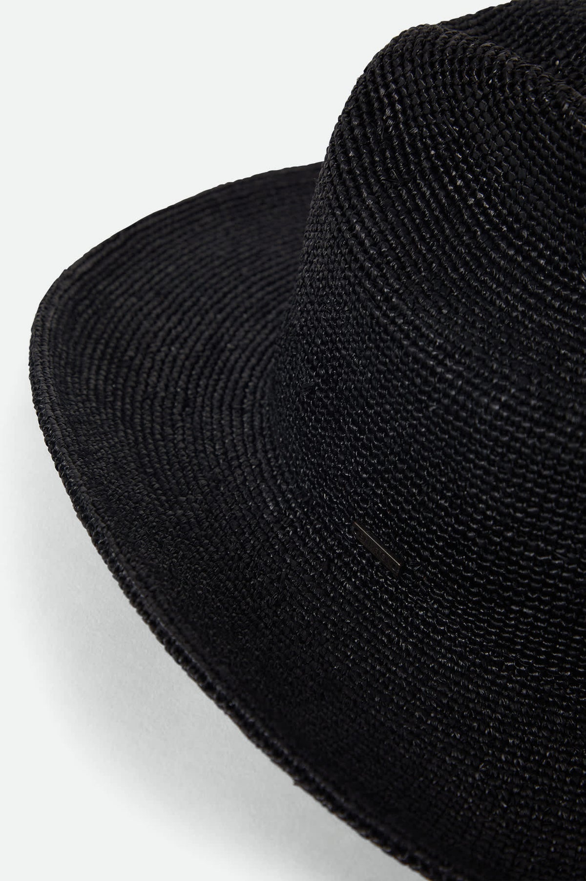 Women's Odessa Straw Packable Cowboy Hat in the color Black - Additional Laydown image