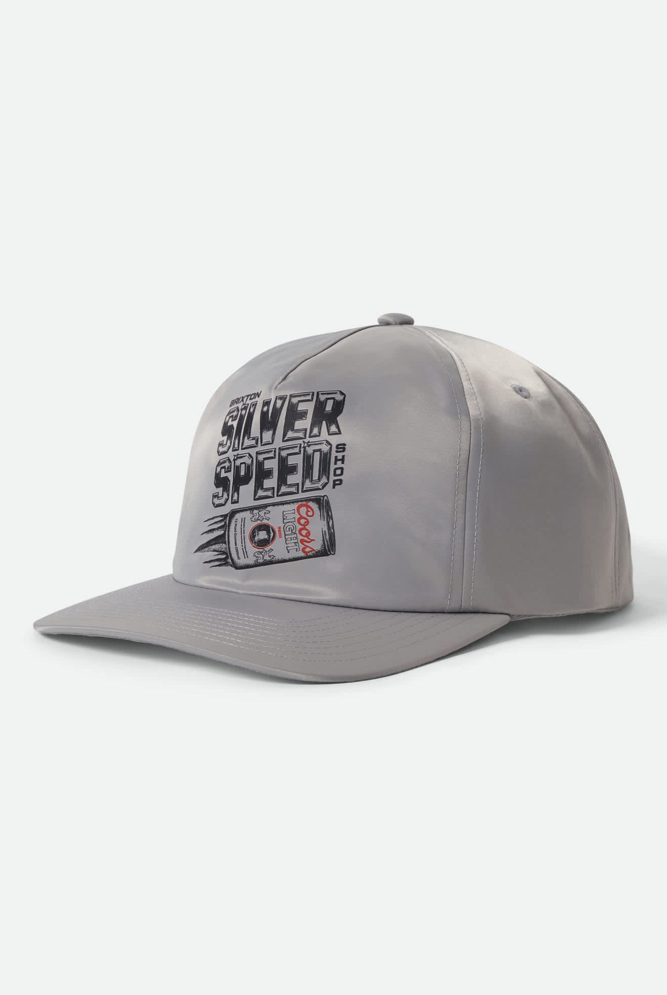Unisex Coors Light Silver Speed Snapback in the color Silver - Front Product View