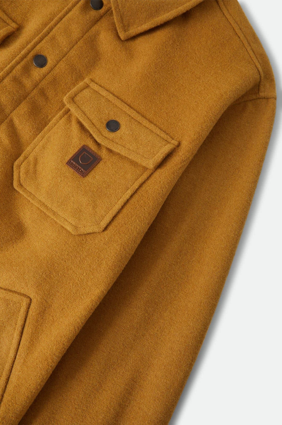 Men's Textured Durham Jacket in the color Dusted Ochre - Additional Laydown image