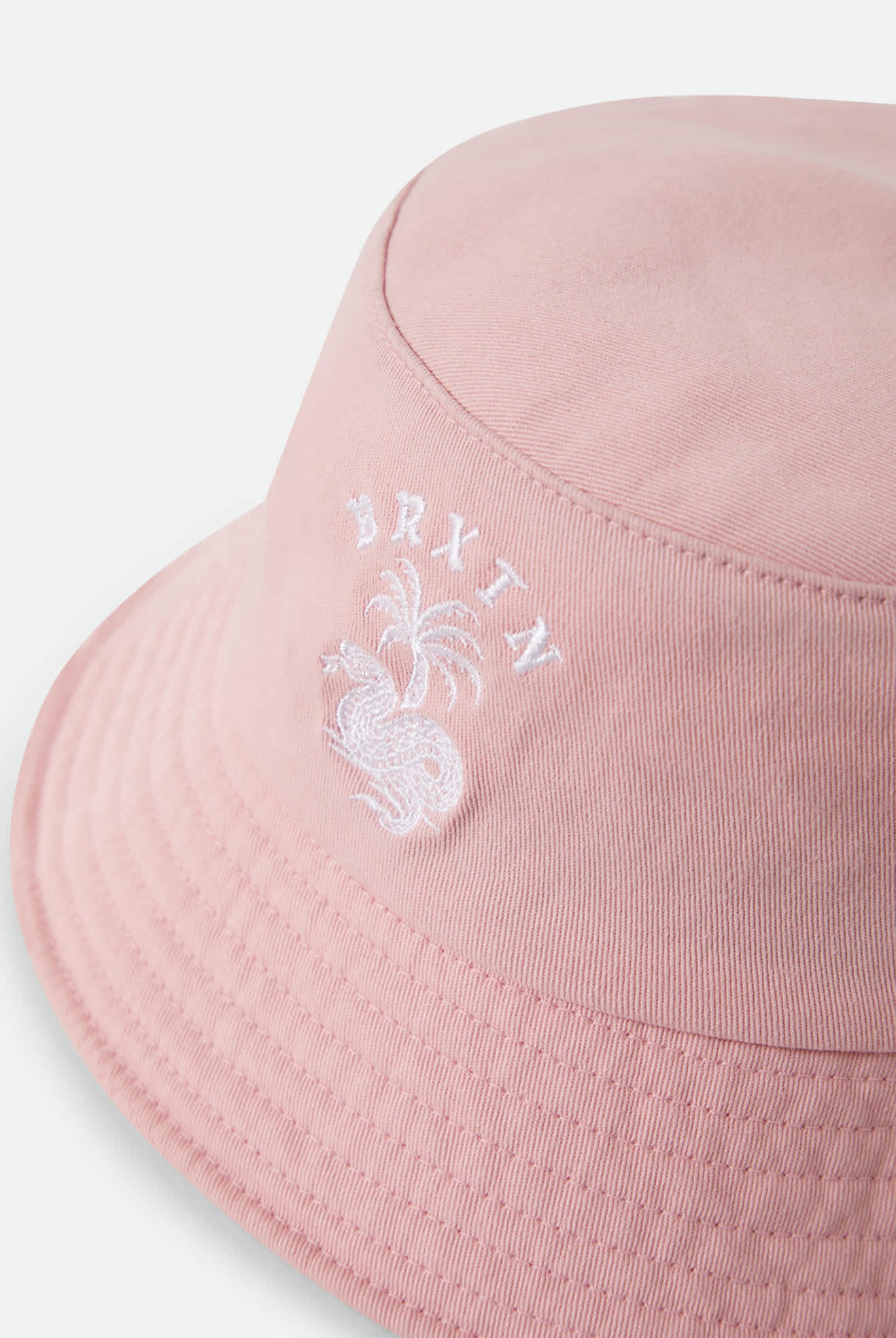Unisex Serpent Packable Bucket Hat in the color Chalk Pink - Additional Laydown image
