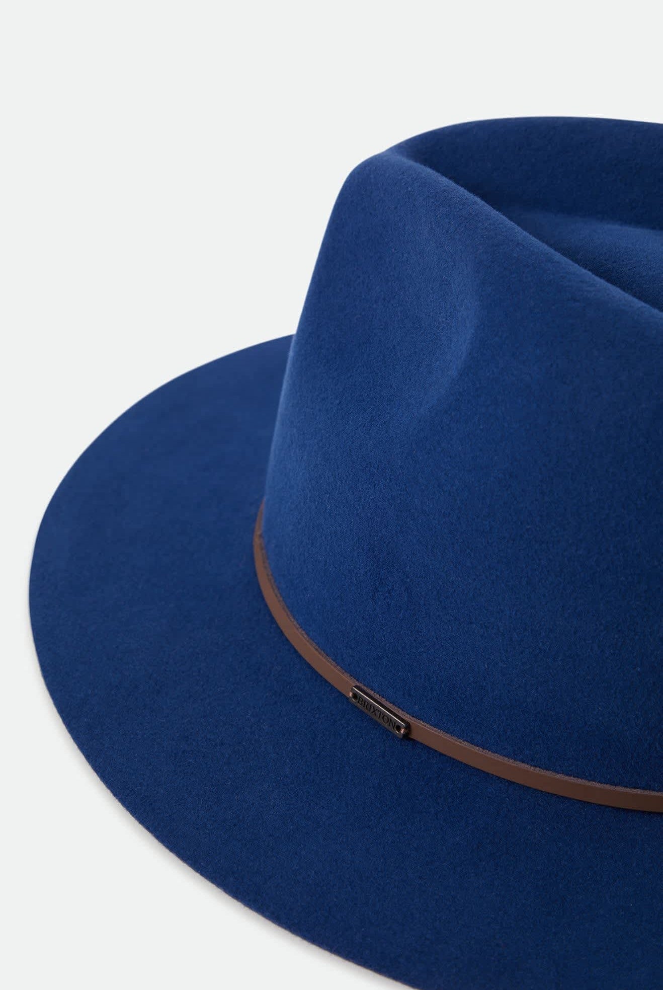 Unisex Wesley Fedora in the color Classic Navy - Additional Laydown image