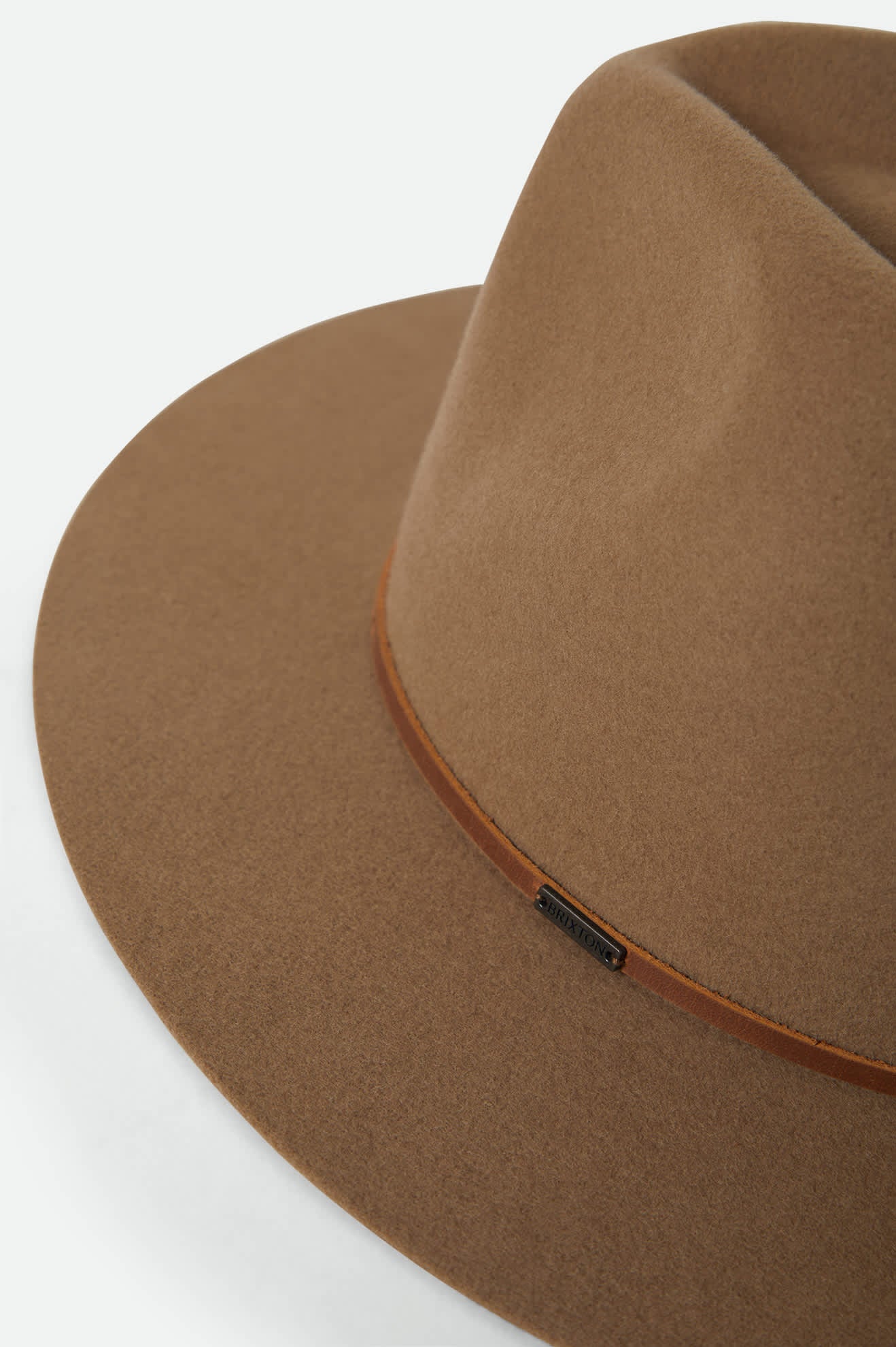 Unisex Wesley Fedora in the color Khaki - Additional Laydown image
