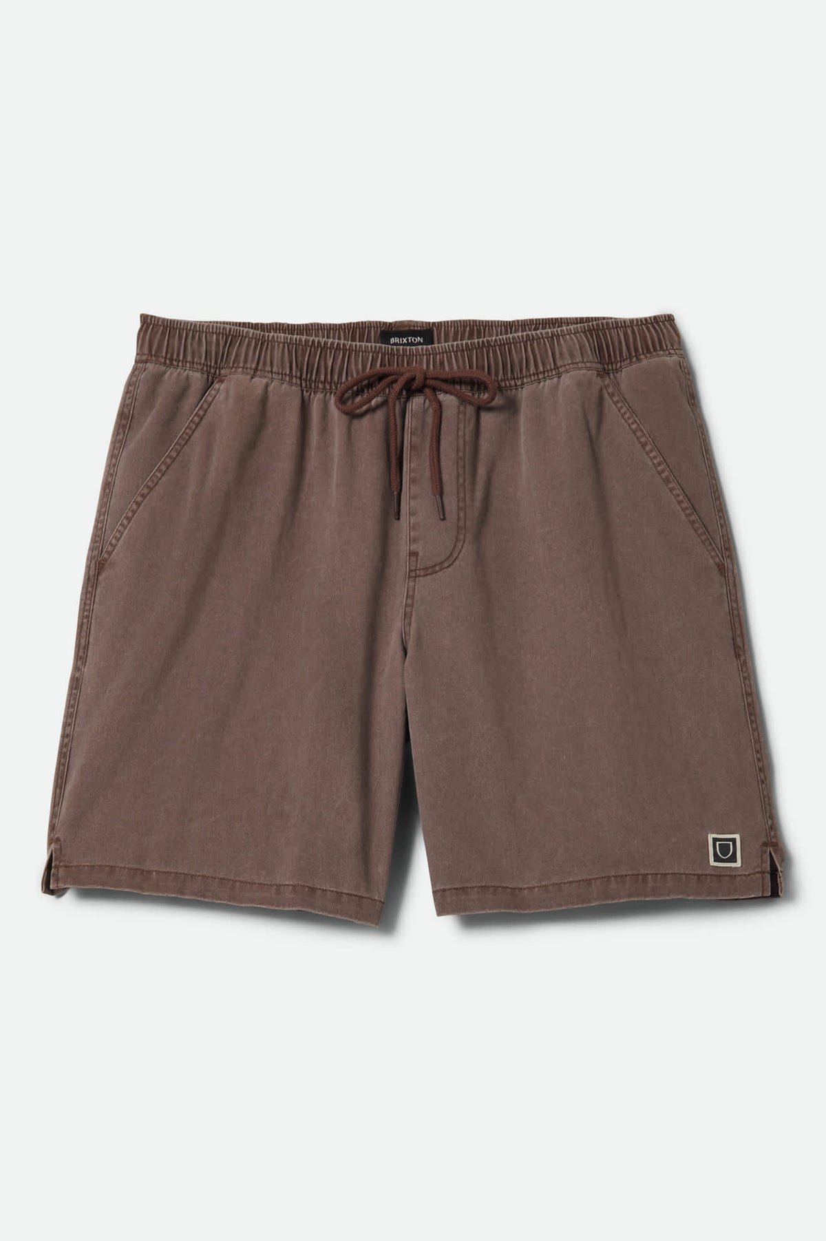 Men's Everyday Vintage Wash Short in the color Chocolate - Front Product View